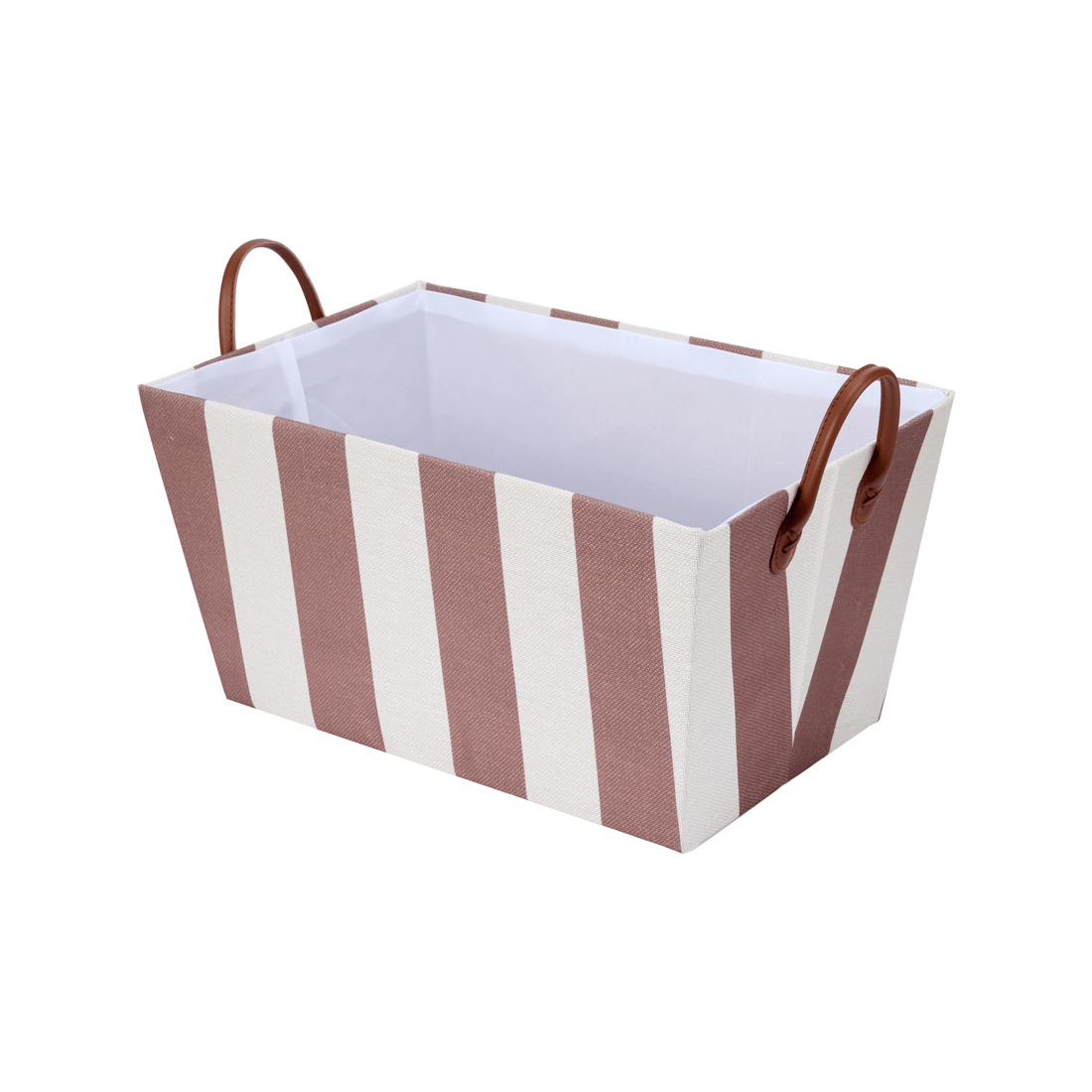 1 Tapered Basket - Chocolate Stripe, 1 of 5