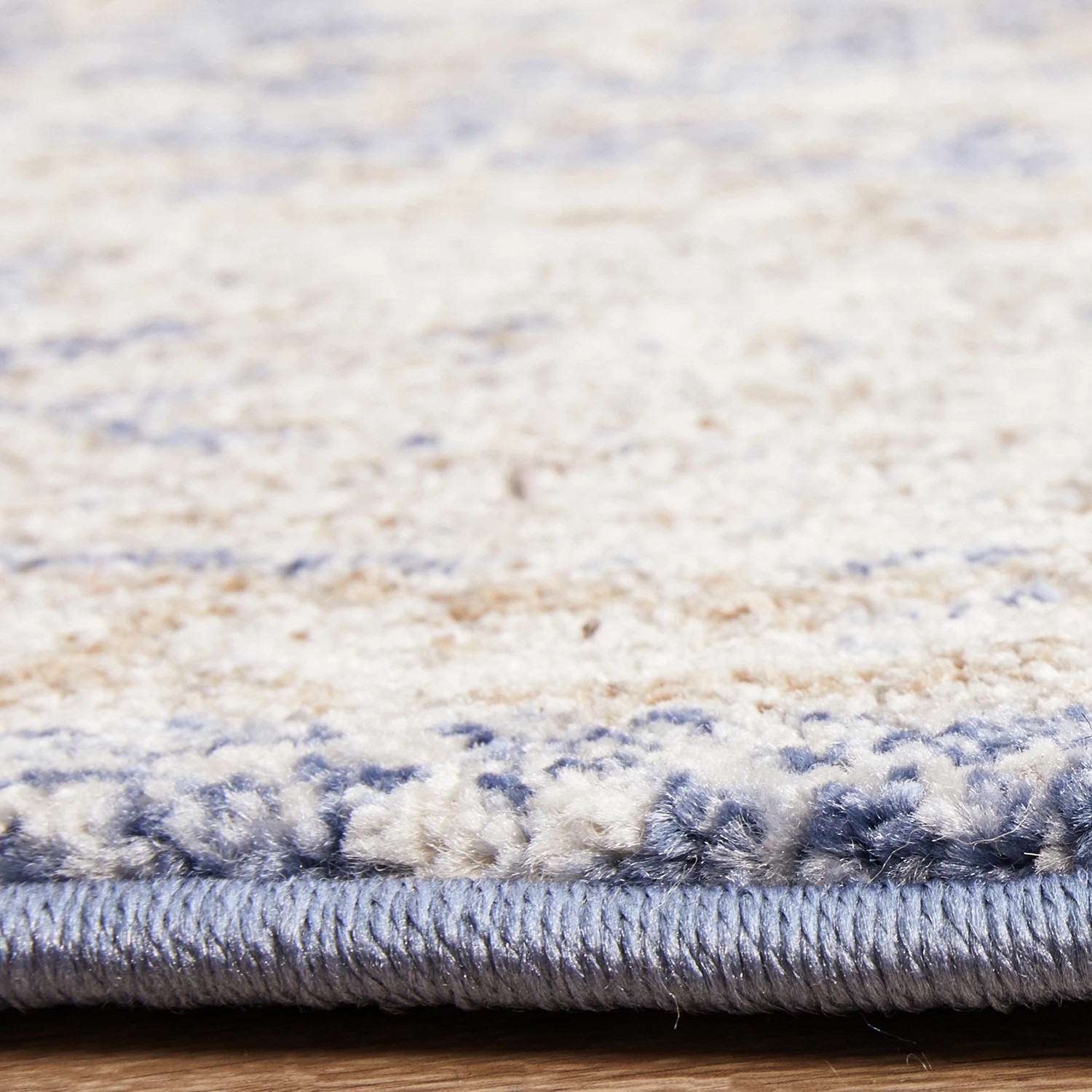 7 Common Ground Rugs Elite Hugo 240x240cm - Large Round Power Loomed Pet Friendly Rug - Blue, 7 of 9