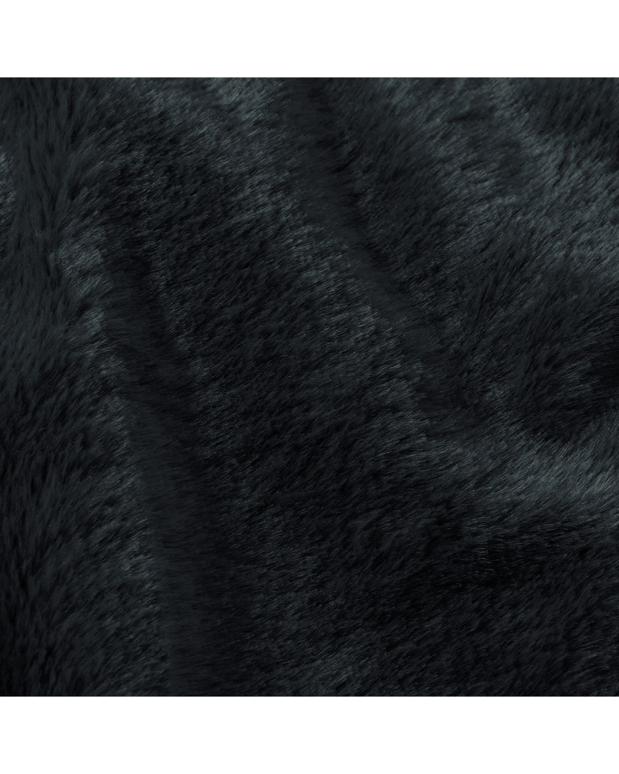 6 Dreamaker Emmett Textured Faux Fur Heated Throw 180x200cm - Charcoal, 6 of 9