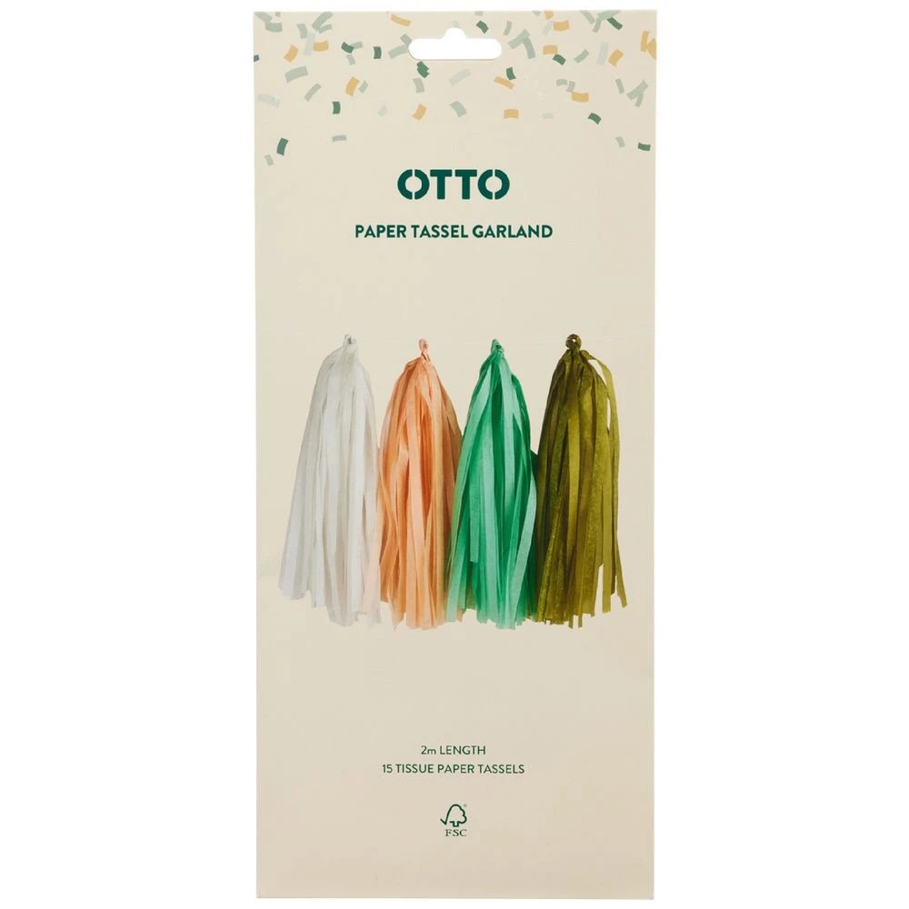 2 Otto Australiana Paper Tassel Garland, 2 of 4