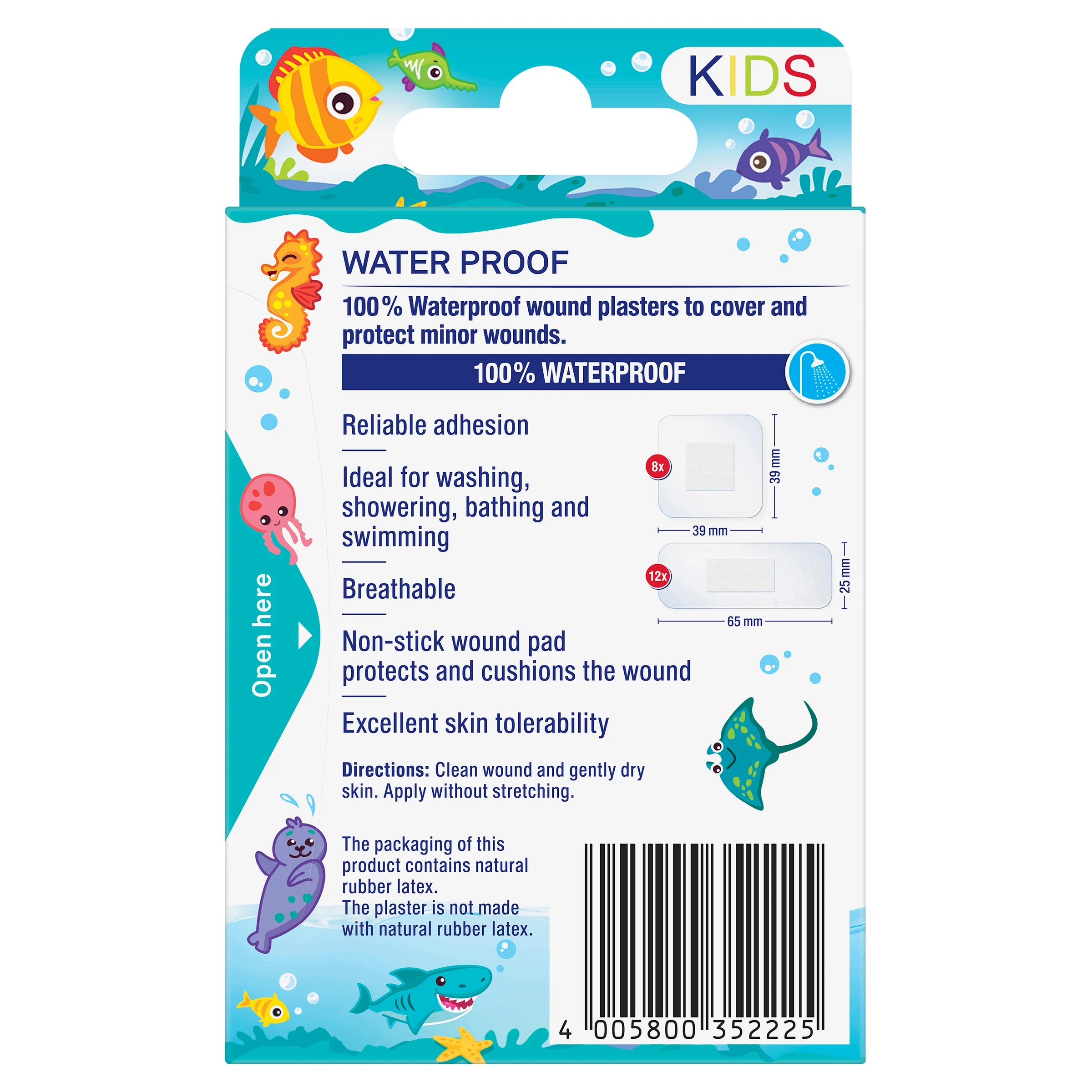 2 20 Pack Elastoplast Waterproof Kids Strips, 2 of 10