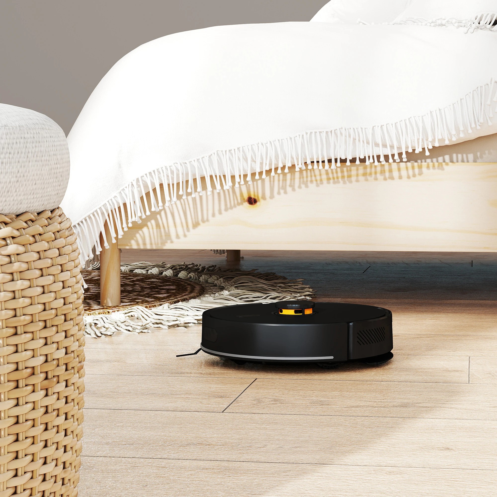 7 MyGenie Raptor Laser Robotic Vacuum - Black, 7 of 9