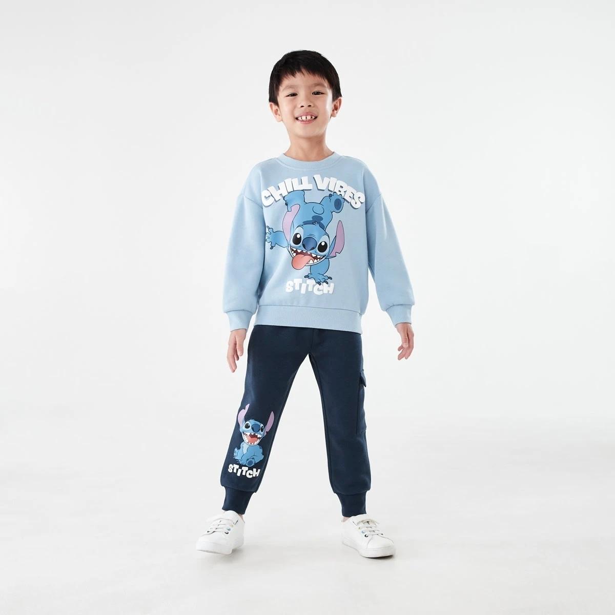 7 Disney Lilo & Stitch License Oversized Printed Trackpants Stitch, 7 of 10