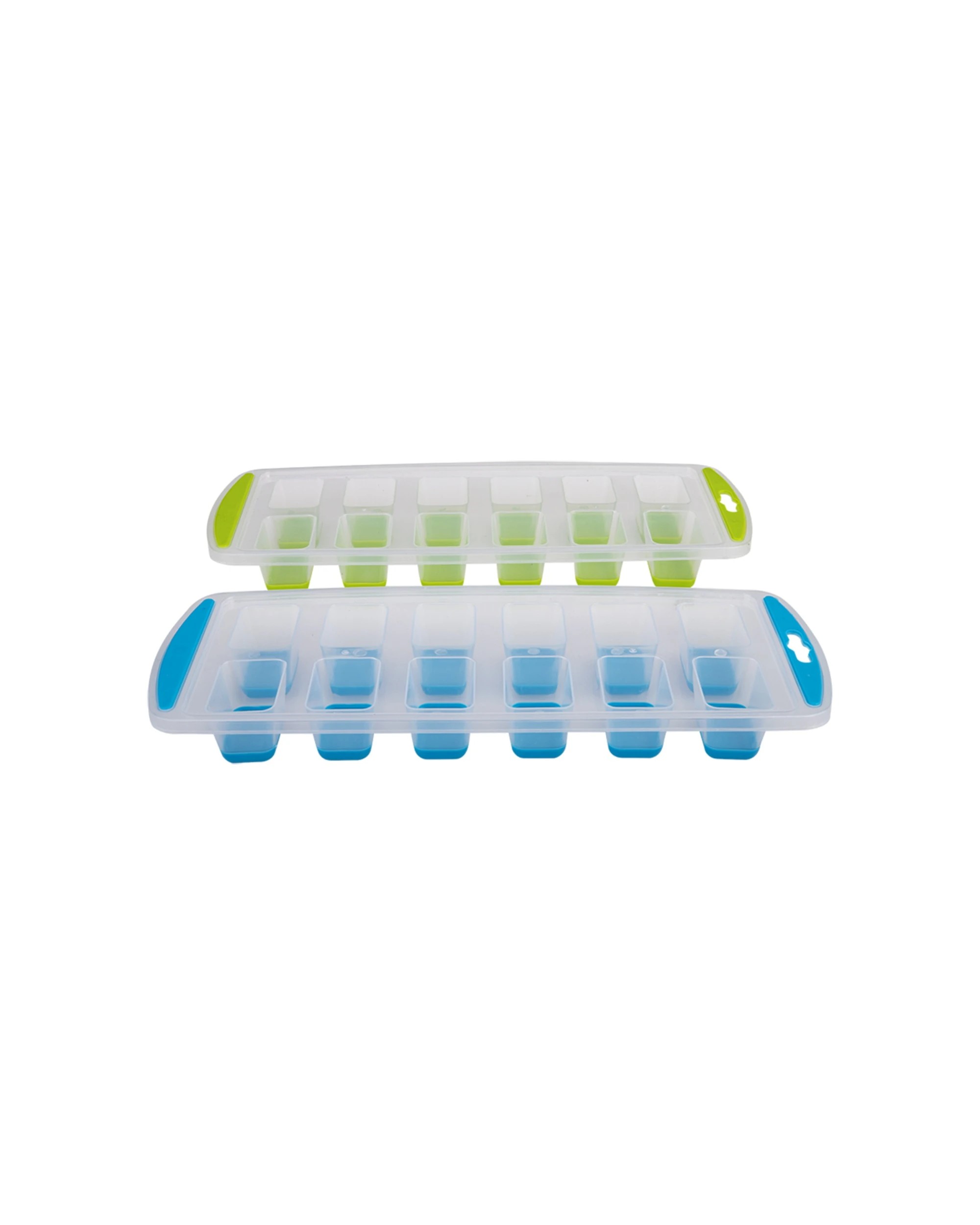 3 Appetito 2pc Easy Release 12 Cube Rectangular Ice Tray Set Practical Design - Multi, 3 of 3
