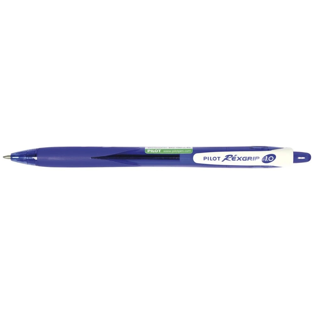 3 PILOT BegreeN Rexgrip Retractable Ballpoint Pens Blue 10 Pack, 3 of 3