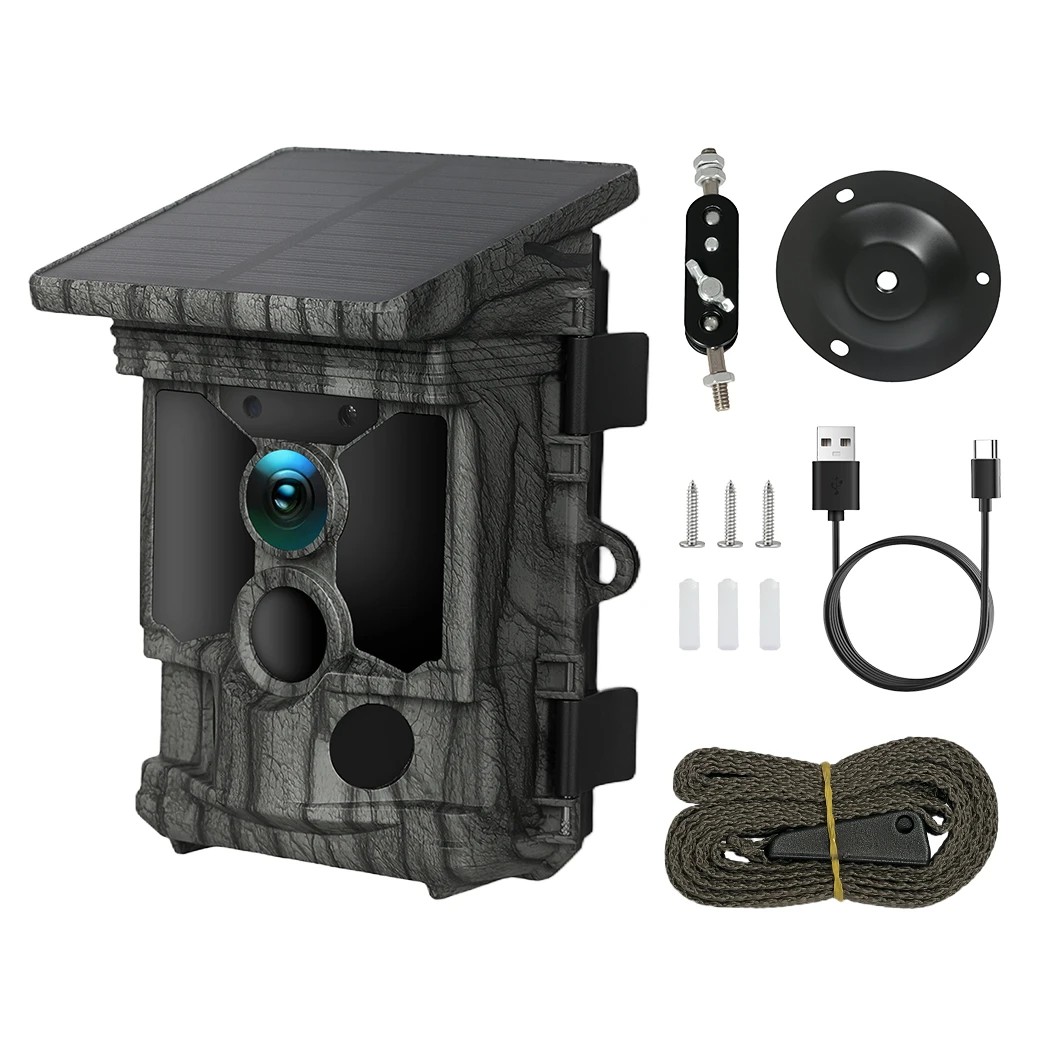 1 Centra Solar Trail Camera 4K 112MP Hunting Game Cam Wifi 32GB Card Night Vision, 1 of 7