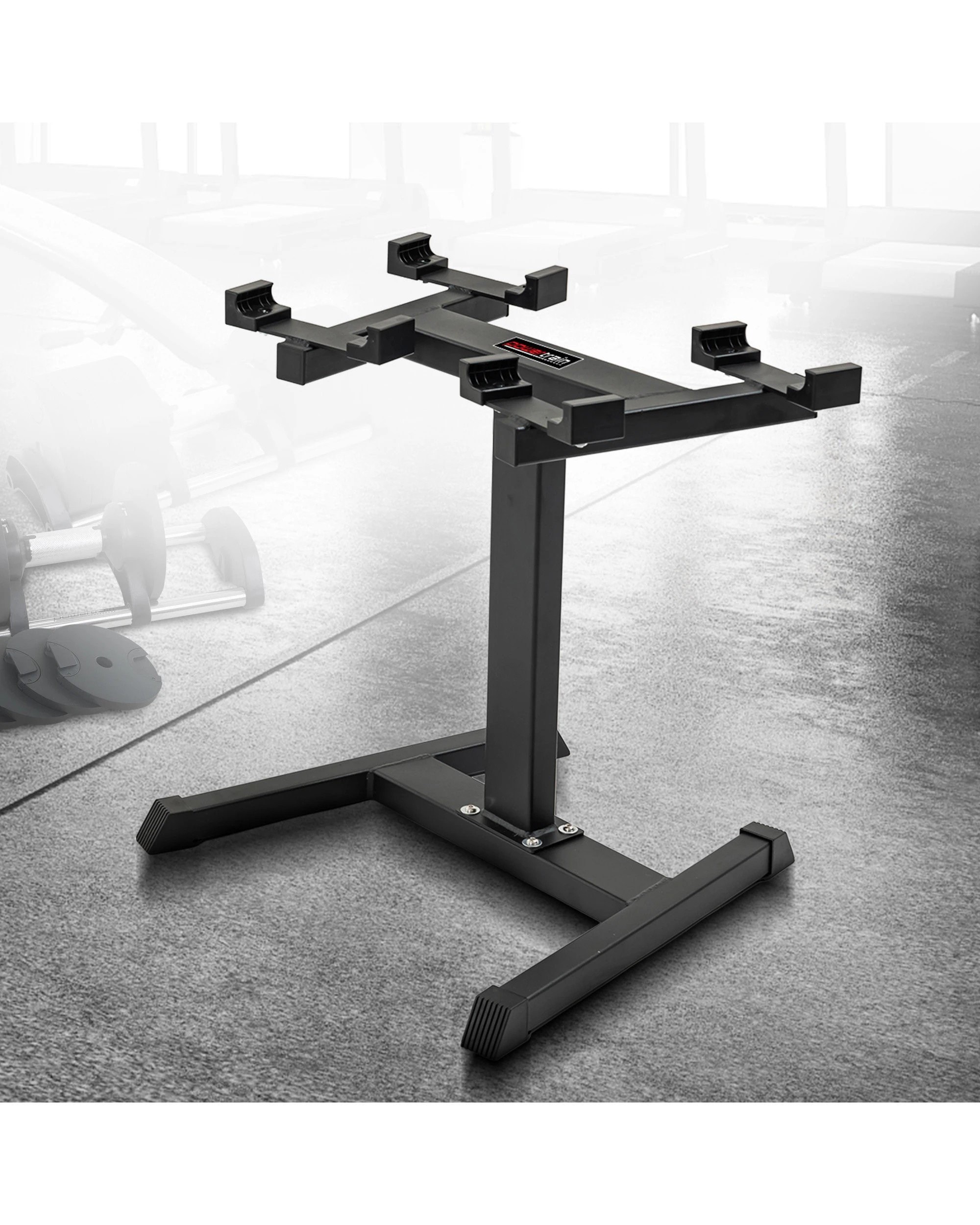 6 Powertrain 150Kg Adjustable Eon Dumbbell Stand - Black, 6 of 6