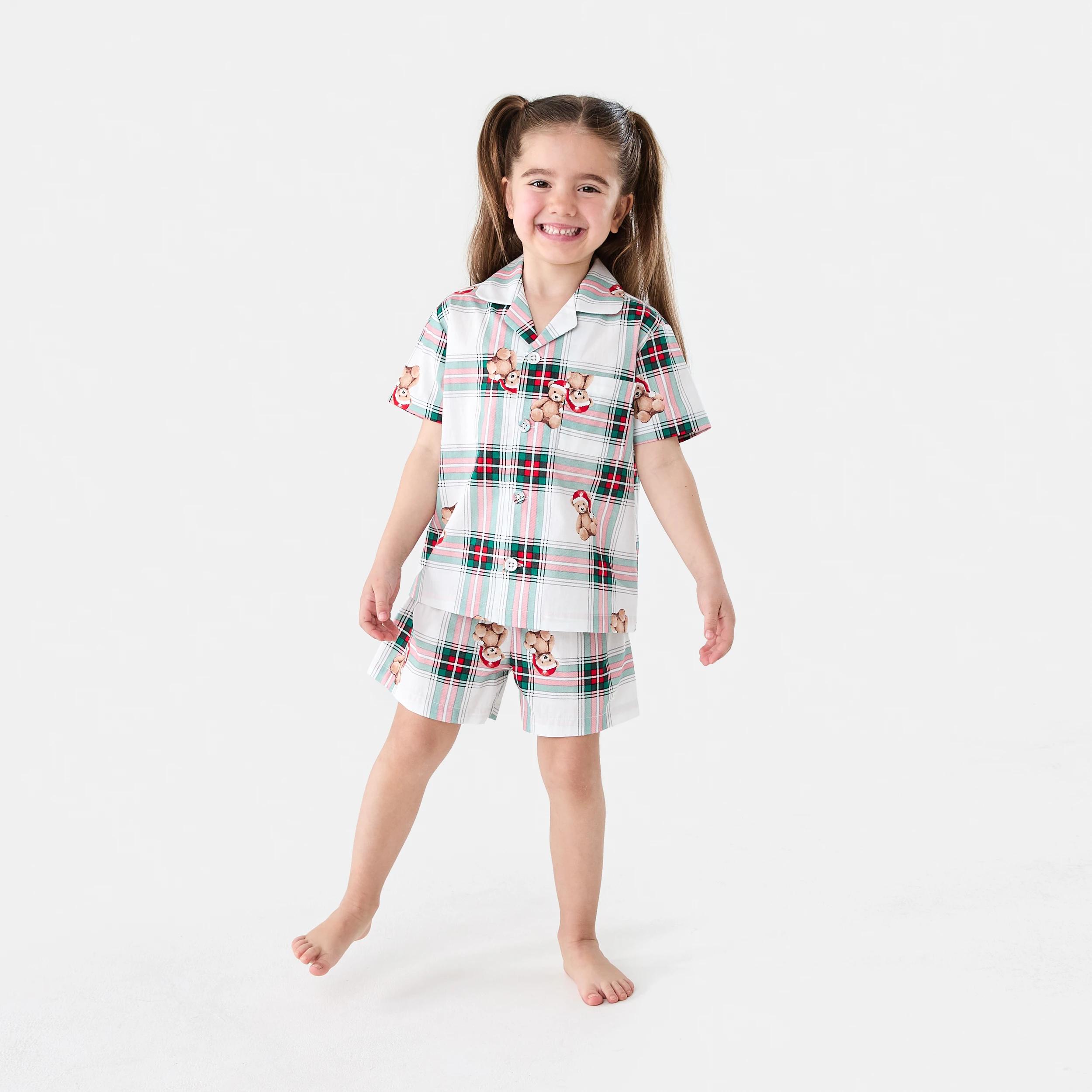 1 Christmas Check Family Matching Pyjama Set Bear Check, 1 of 8