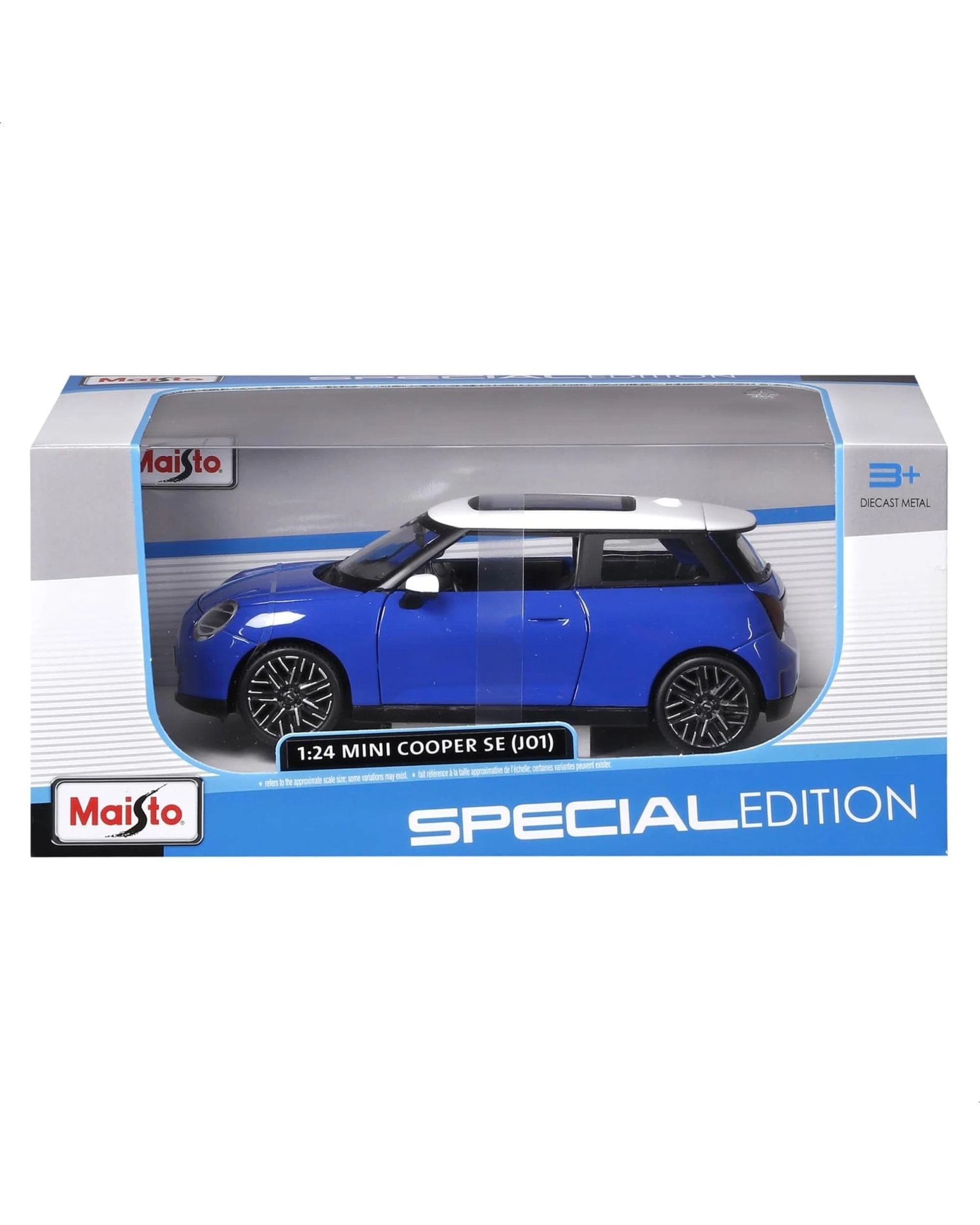 1 Maisto 2024 Mini Cooper SE JO1 1:24 Scale Special Edition Vehicle, 1 of 6