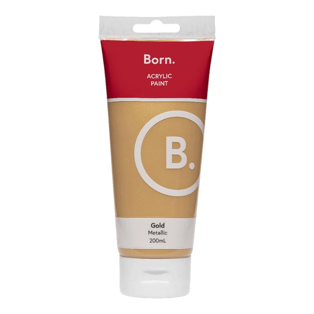 2 Born Acrylic Paint 200mL Metallic Gold, 2 of 3