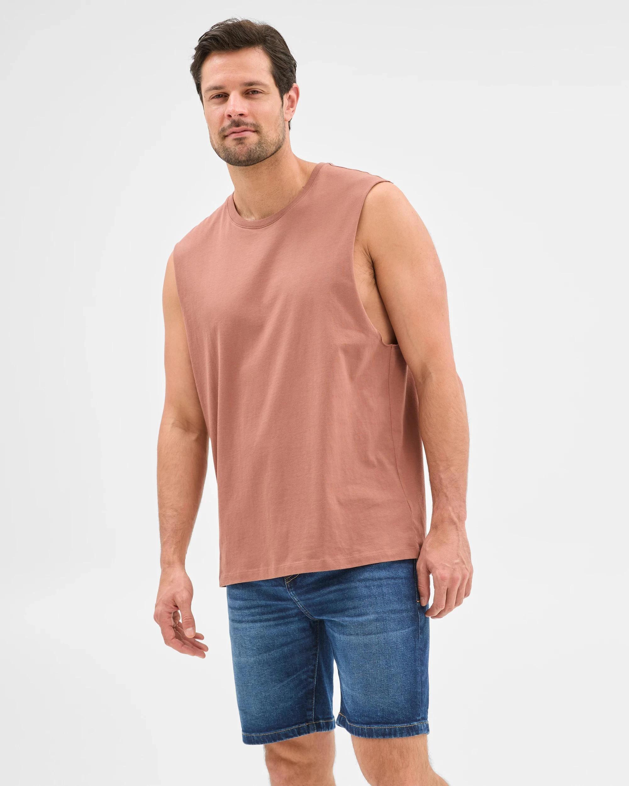 4 Target Australian Cotton Plain Tank Top COGNAC, 4 of 6