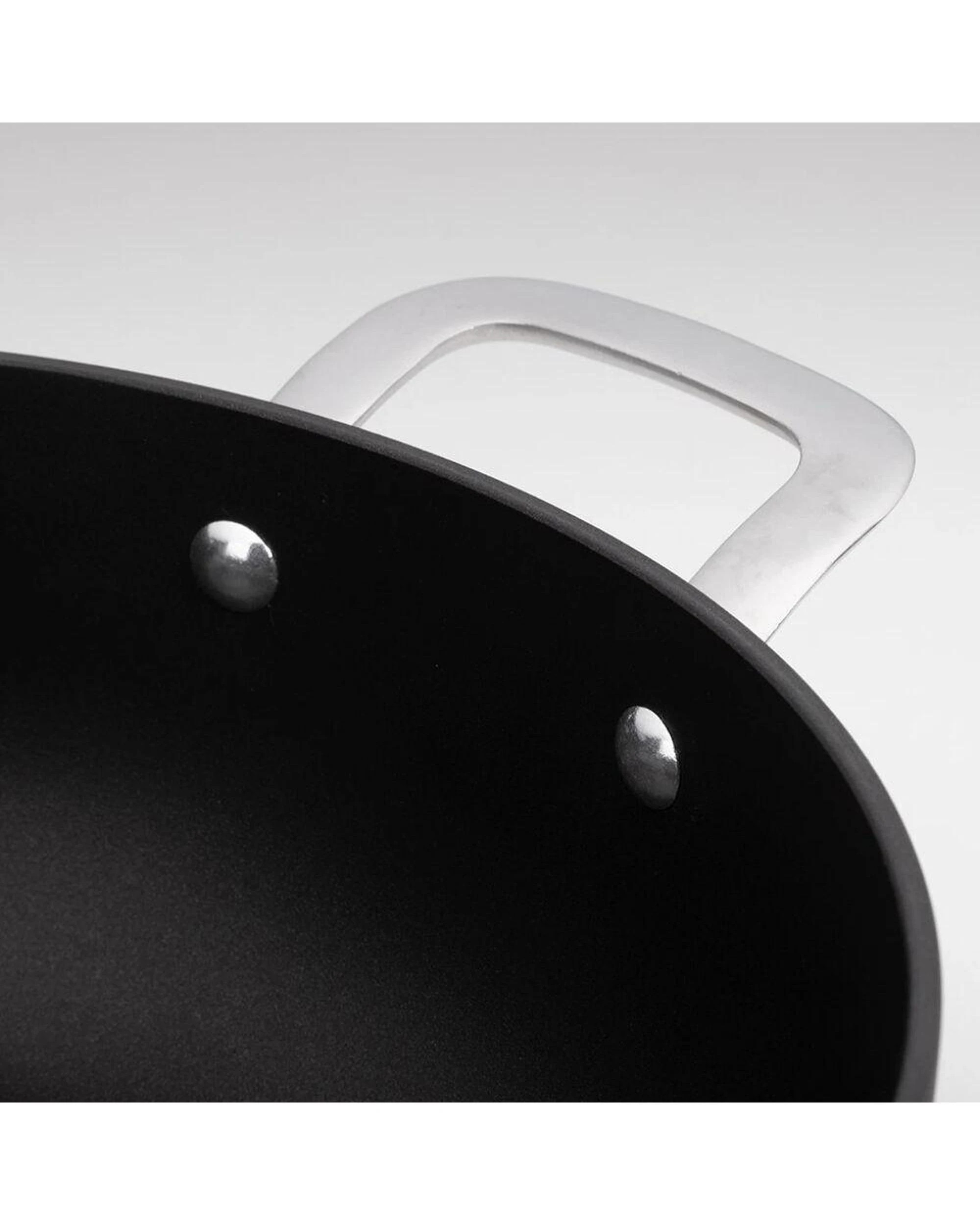 4 Chasseur Cinq Etoiles Hard Anodised Chef Pan with Lid 30cm  6.5L, 4 of 4
