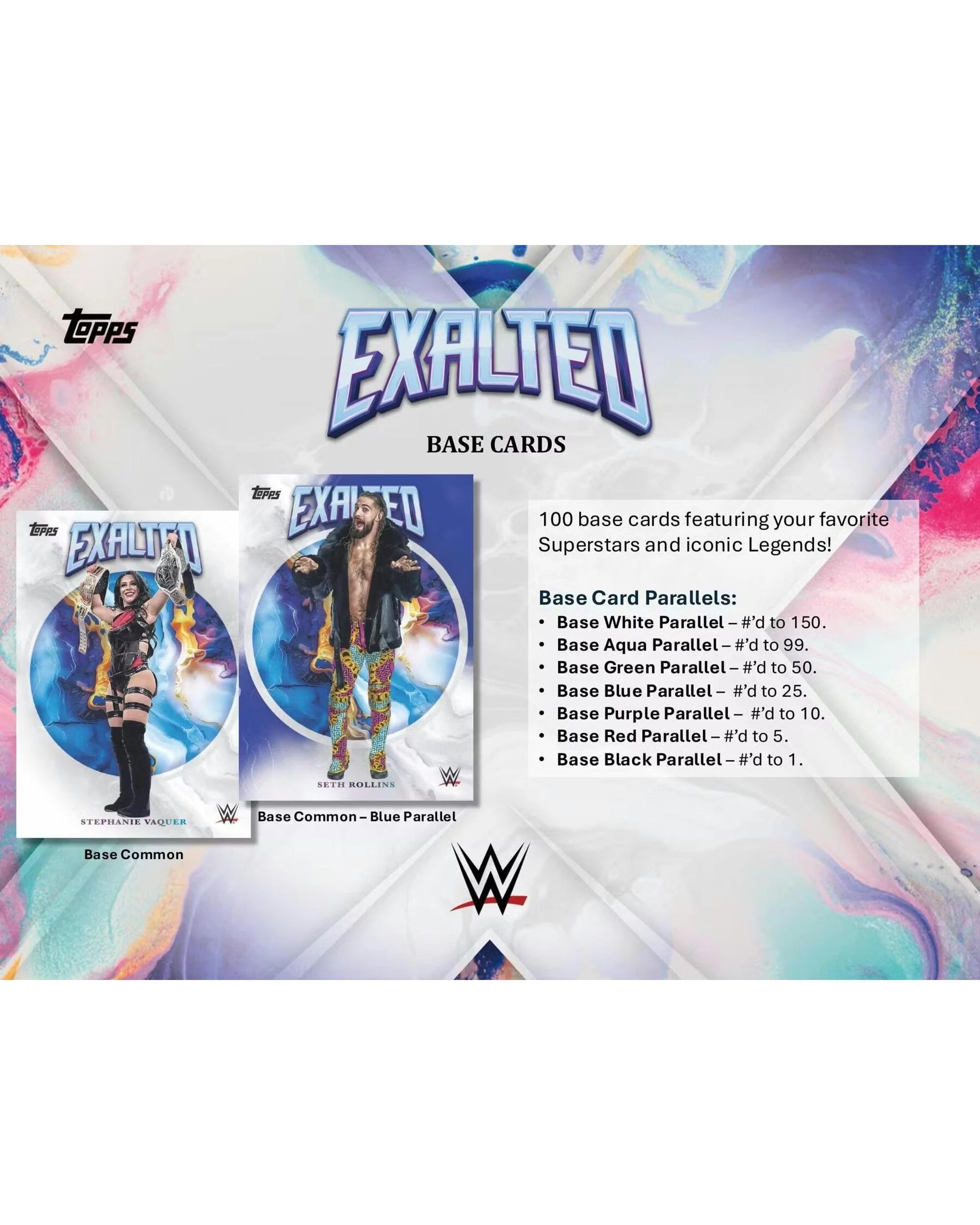 4 Topps 2025 WWE Wrestling Exalted Hobby Box, 4 of 10