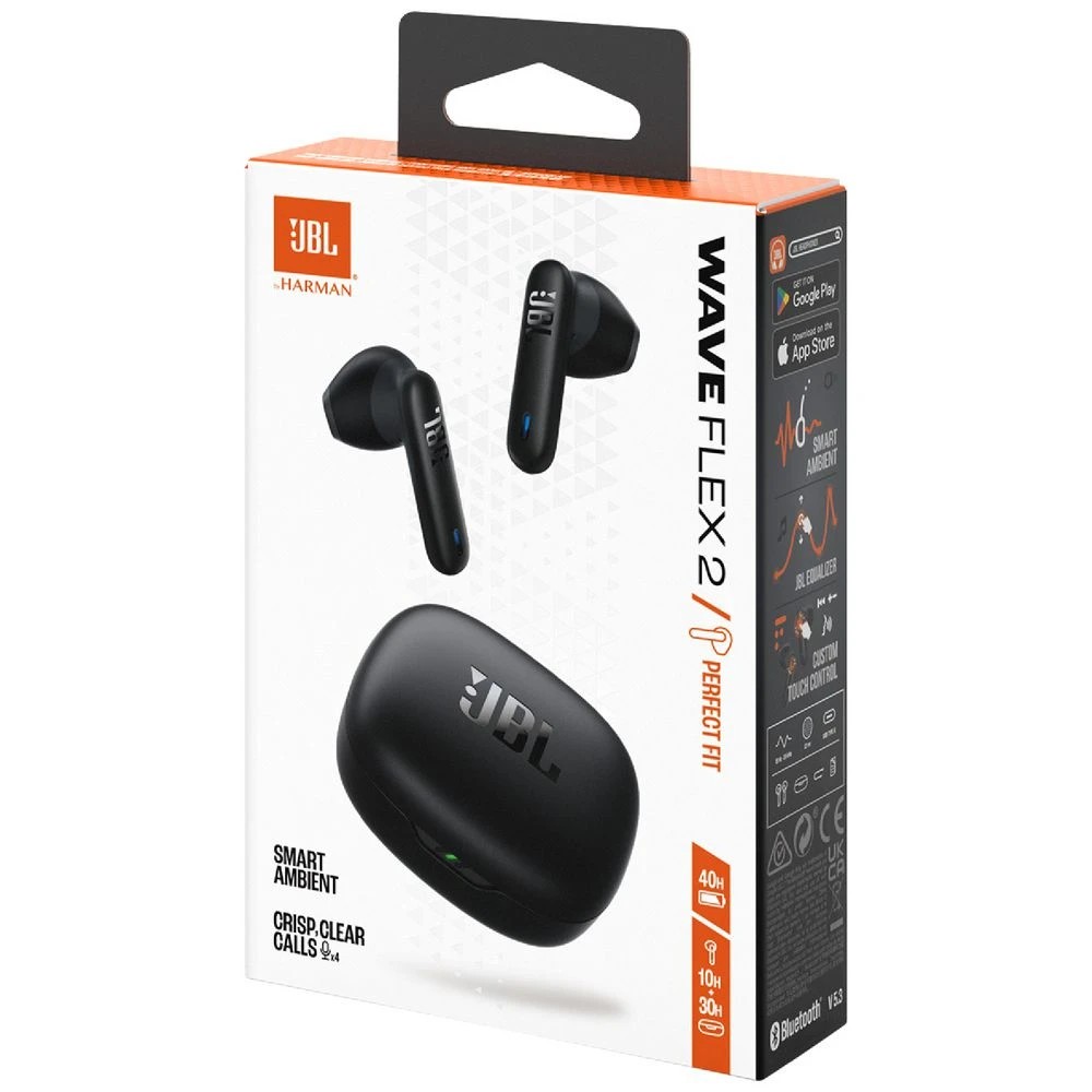 10 JBL Wave Flex 2 True Wireless Earbuds Black, 10 of 10