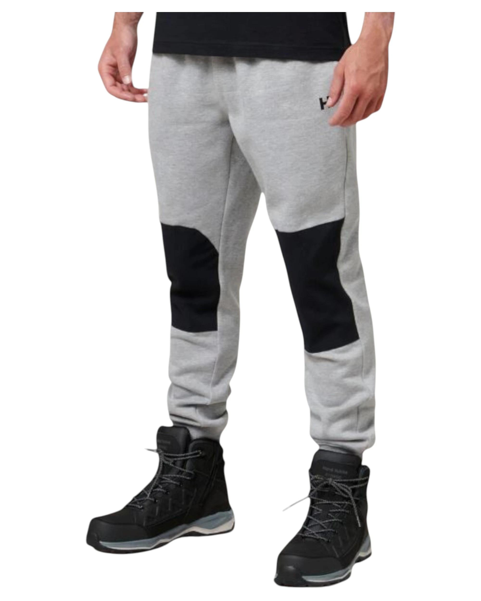 2 Hard Yakka Mens Xtreme Jogger Fleece Trackie Pant Grey GREY, 2 of 7