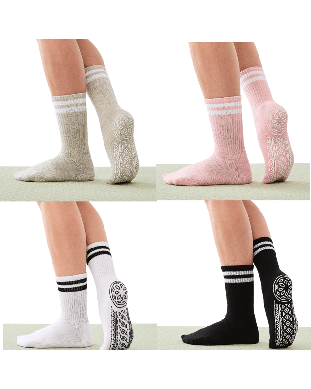 2 Pack Yoga Crew Socks - Asso