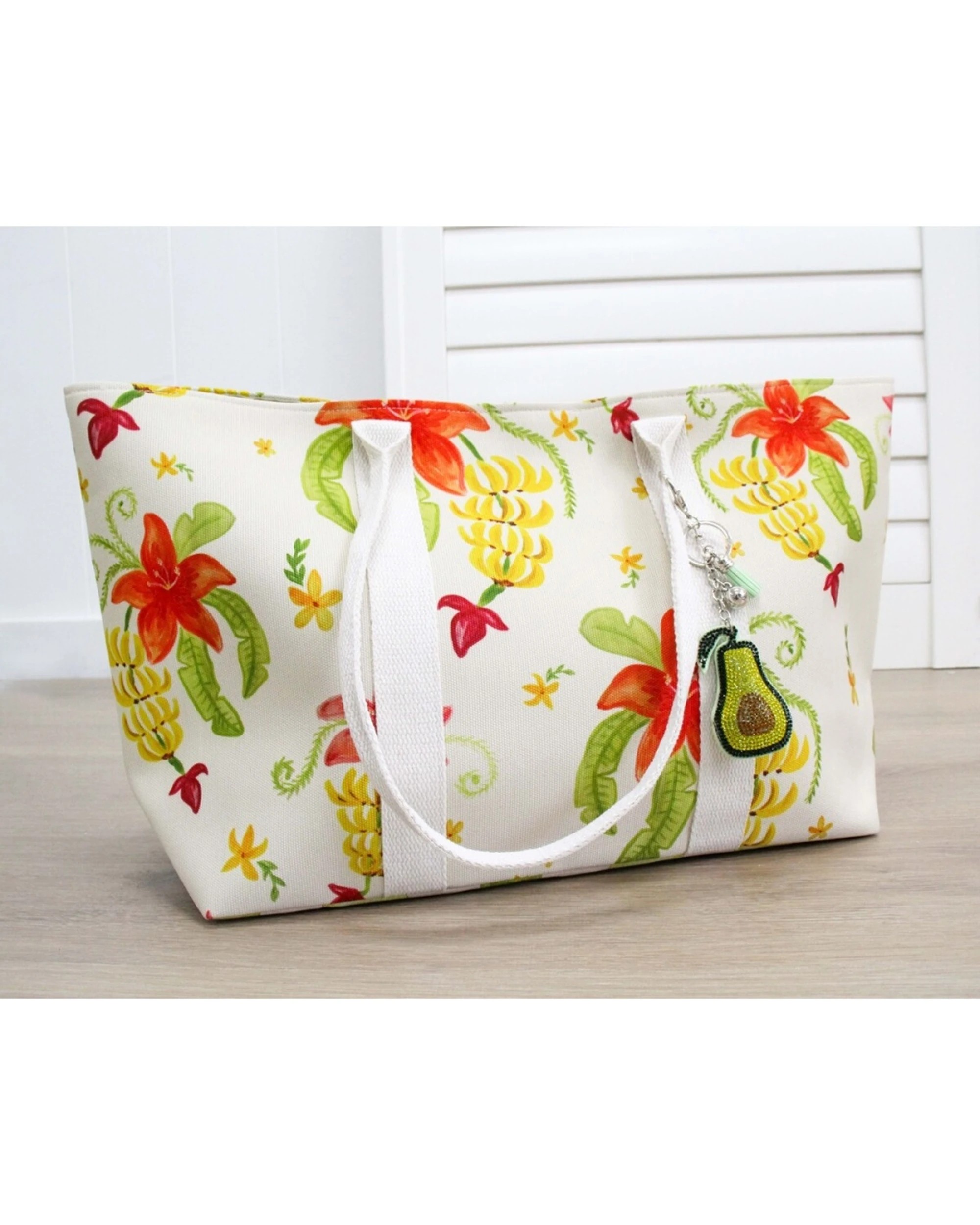 2 LVD Tropics Beach Essentials Tote Bag 55x15x30cm - Multi, 2 of 2