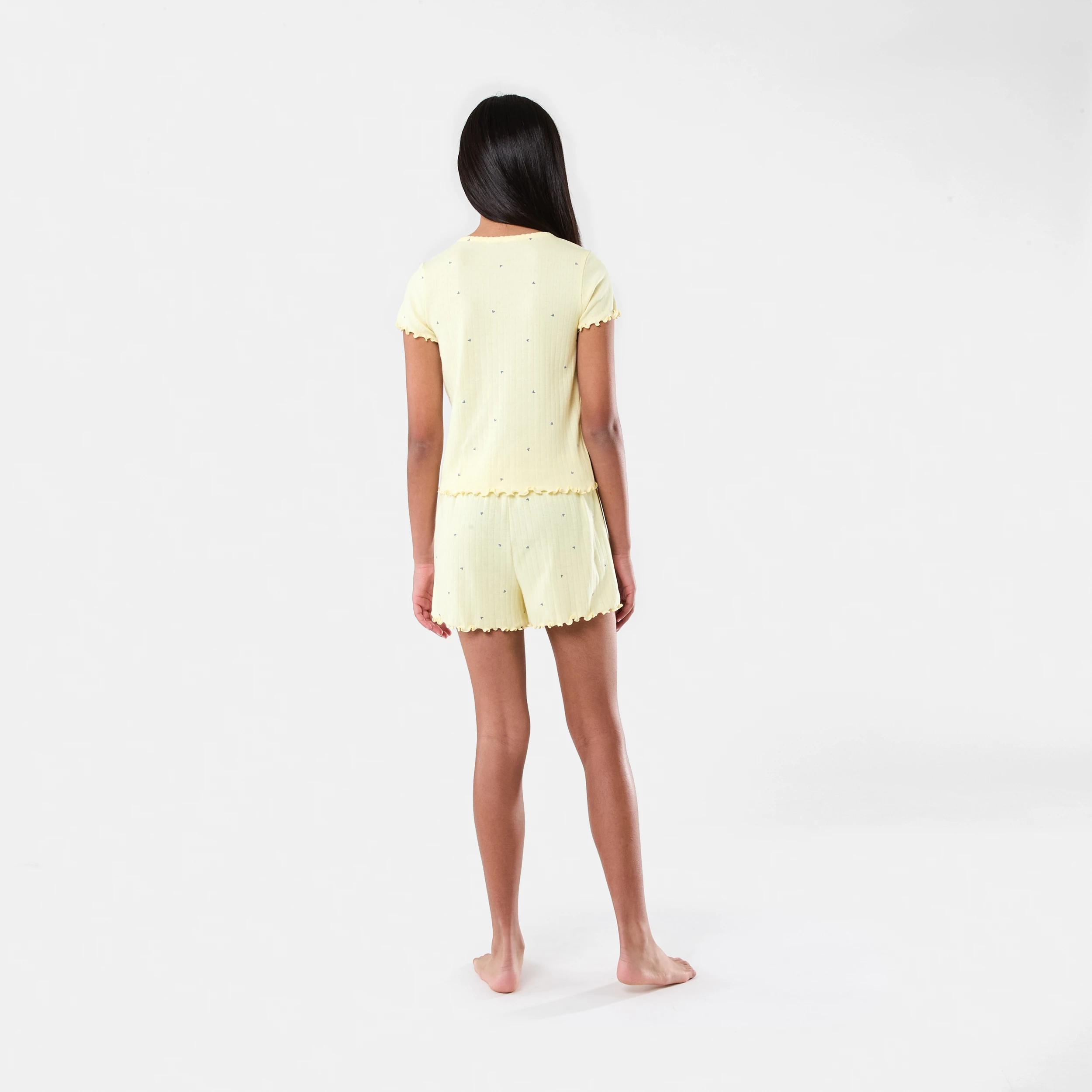 2 Pointelle Pyjama Set YELLOW HEARTS, 2 of 8