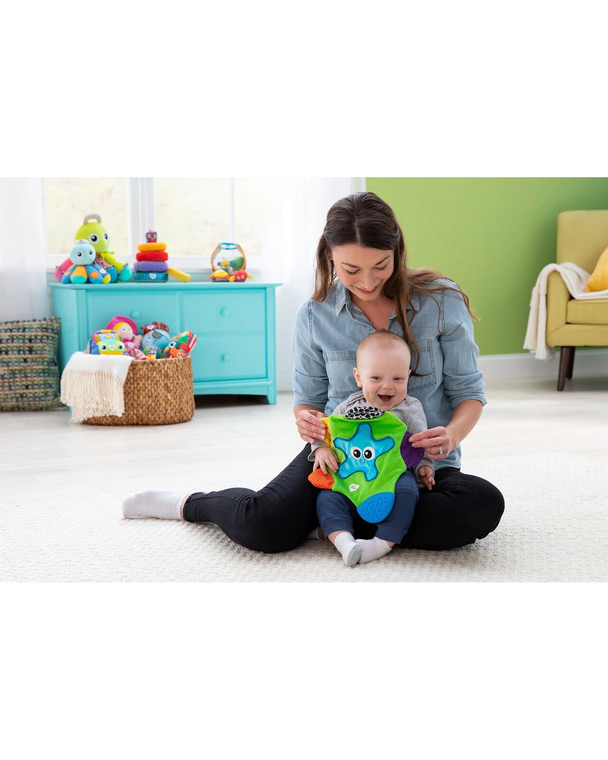 5 Lamaze Sammy The Starfish Blankie 2 Pack Textured Teething Toy - Multi, 5 of 8