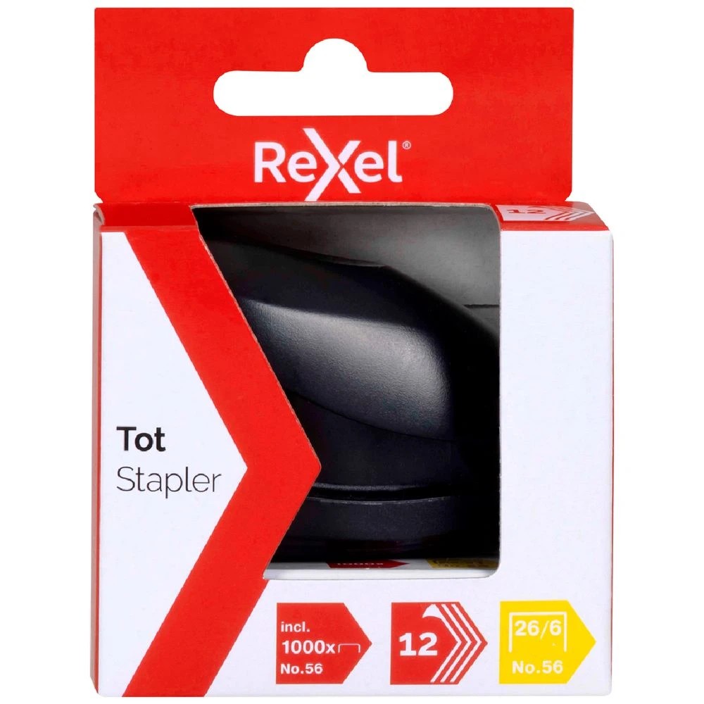 4 Rexel Tot Mini Stapler Black, 4 of 5