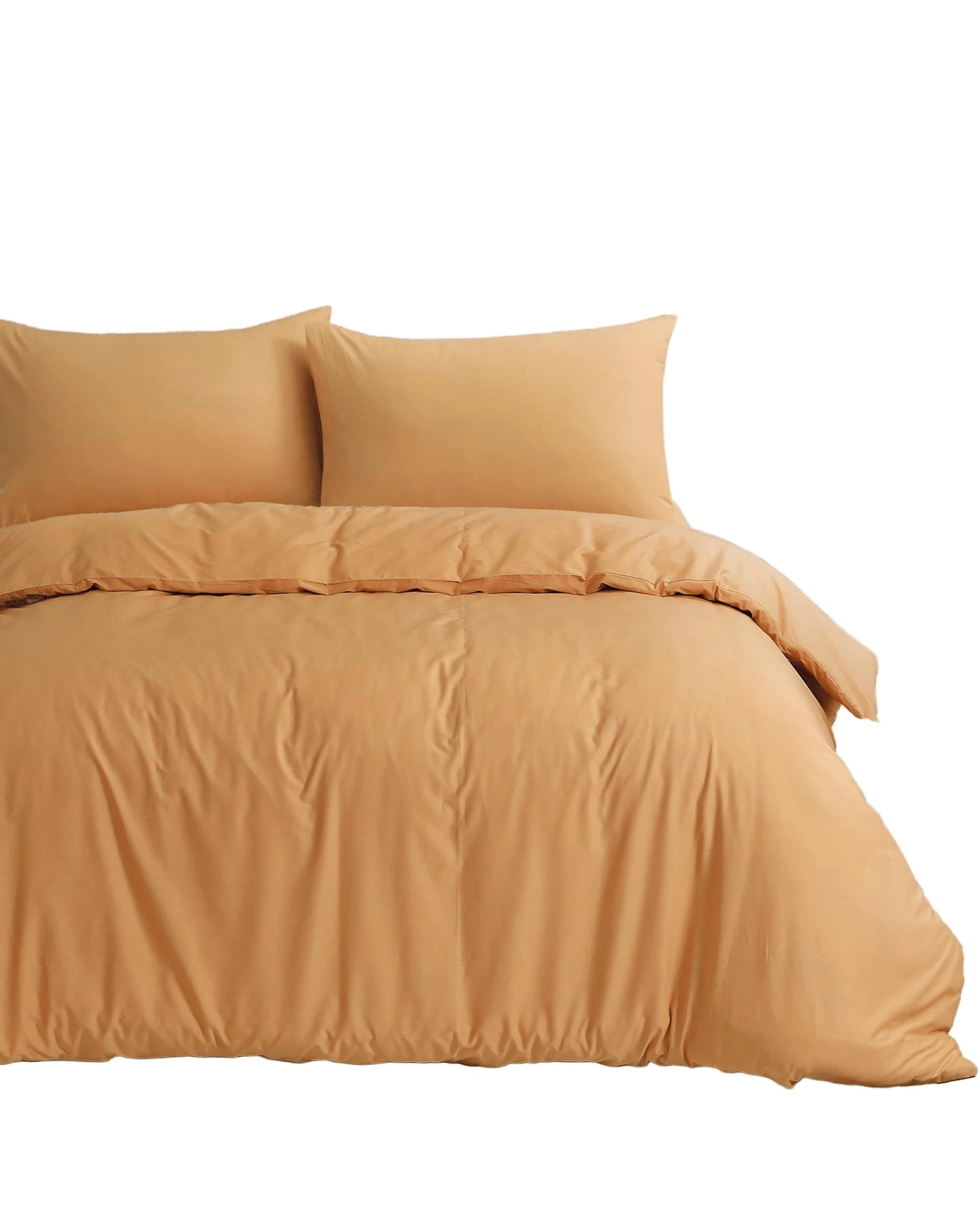 1 Amsons Royale Cotton Quilt Duvet Doona Cover Set With Europeon Pillowcases - King Bed - Brown, 1 of 2