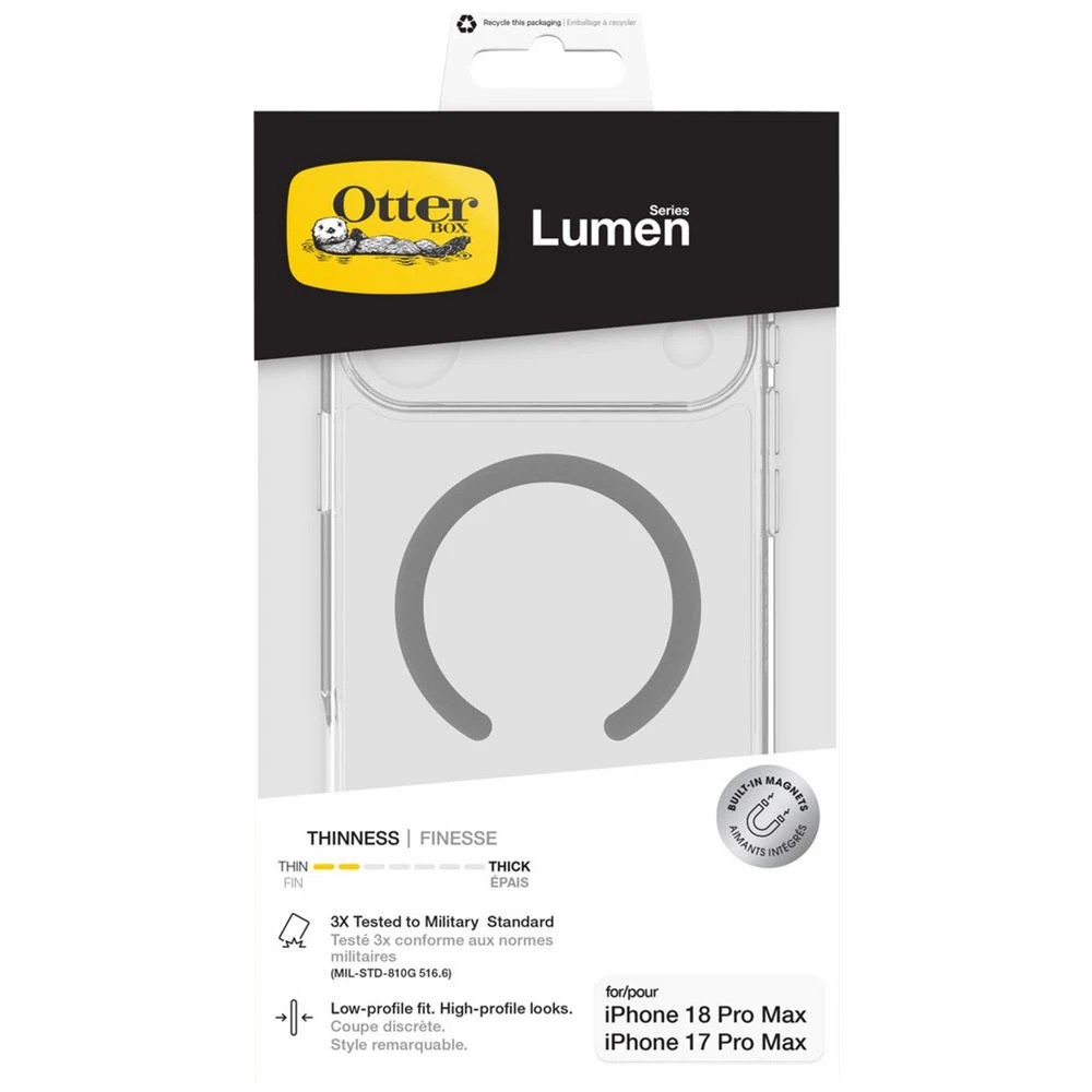 6 OtterBox Lumen Case iPhone 18 Pro Max Clear, 6 of 6