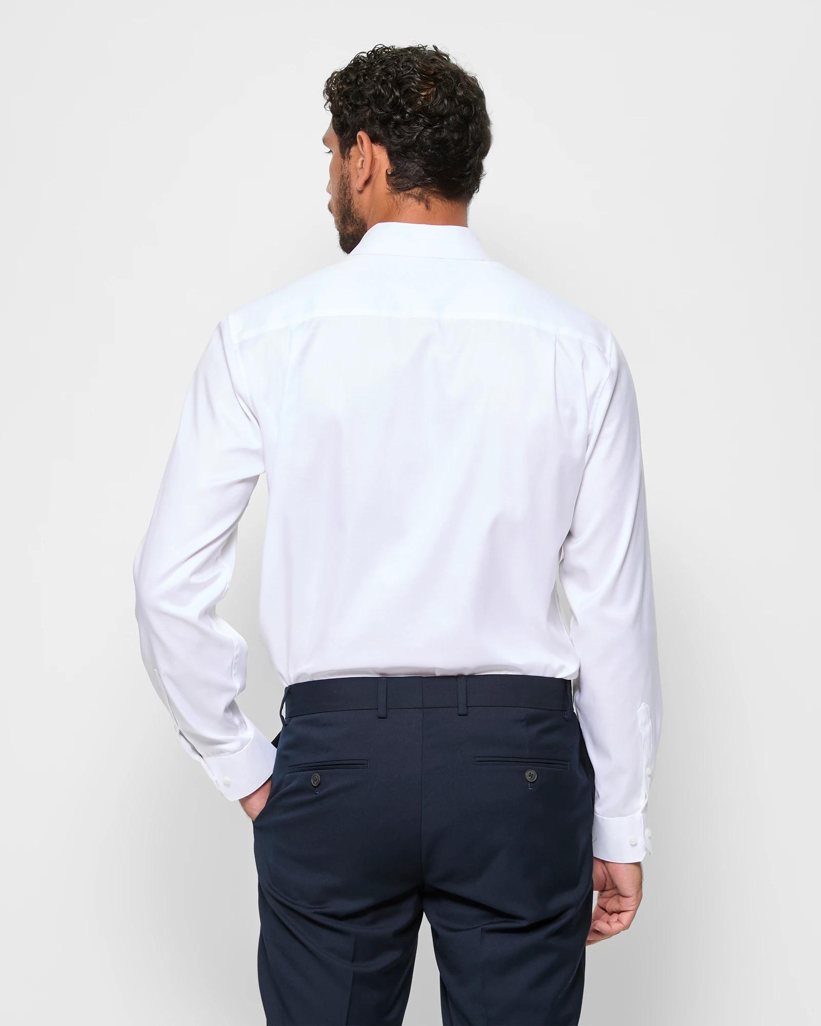 4 Long Sleeve Textured Shirt - Preview WHITE, 4 of 5