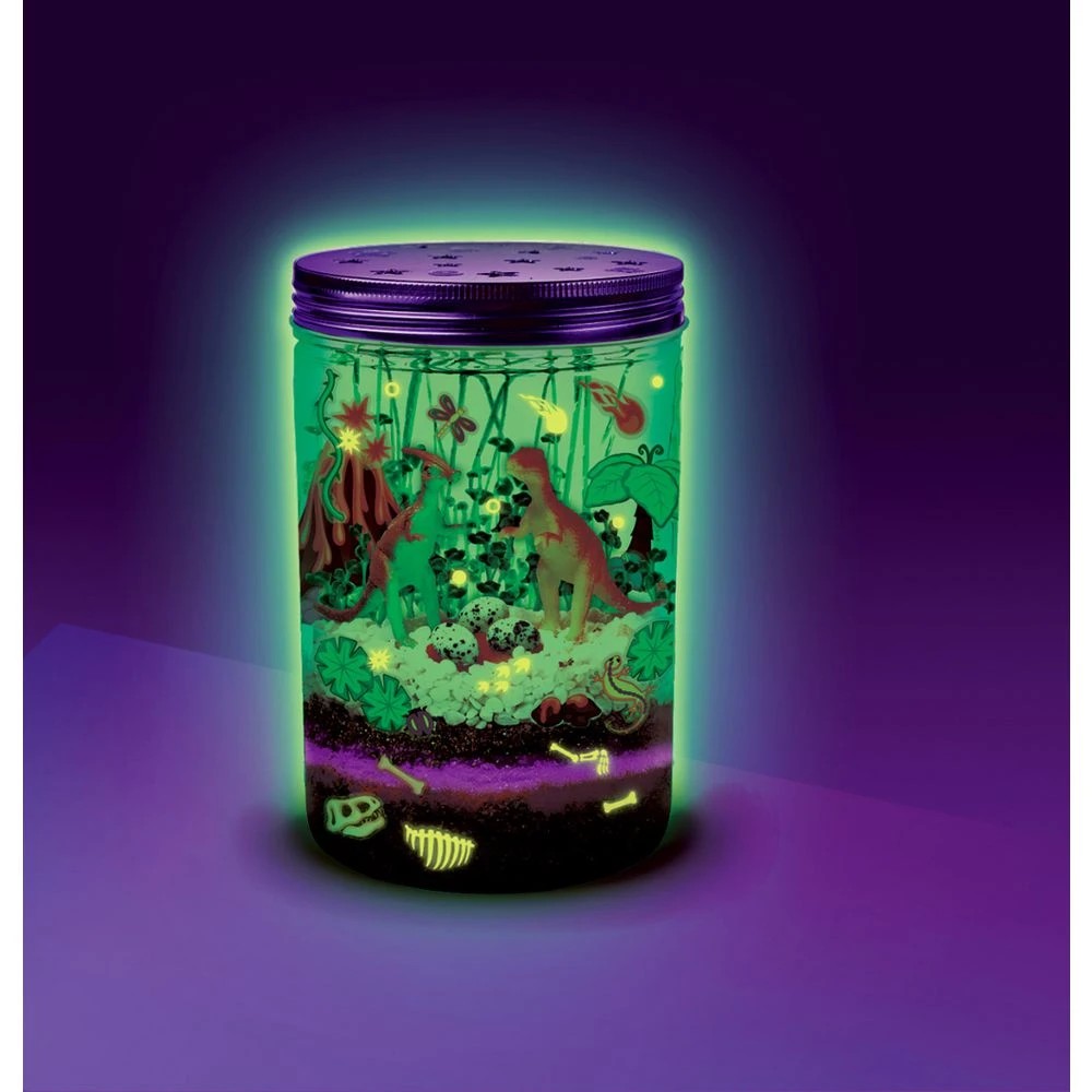 6 Creativity for Kids Grow N Glow Terrarium Dino, 6 of 6