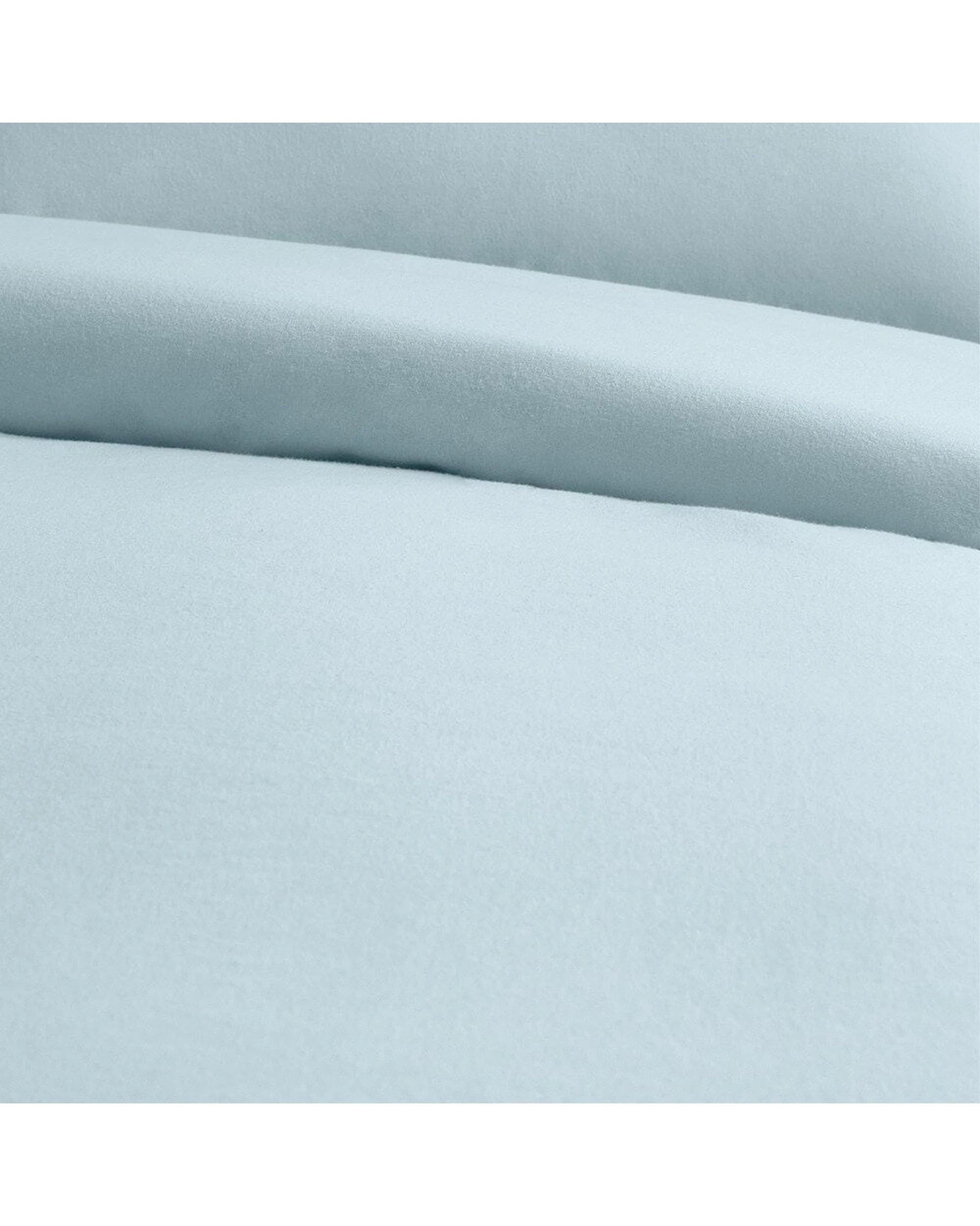 2 Canningvale Cozi Cotton Flannelette Bedding Quilt Cover Set Seafoam - Queen Bed - Green, 2 of 5