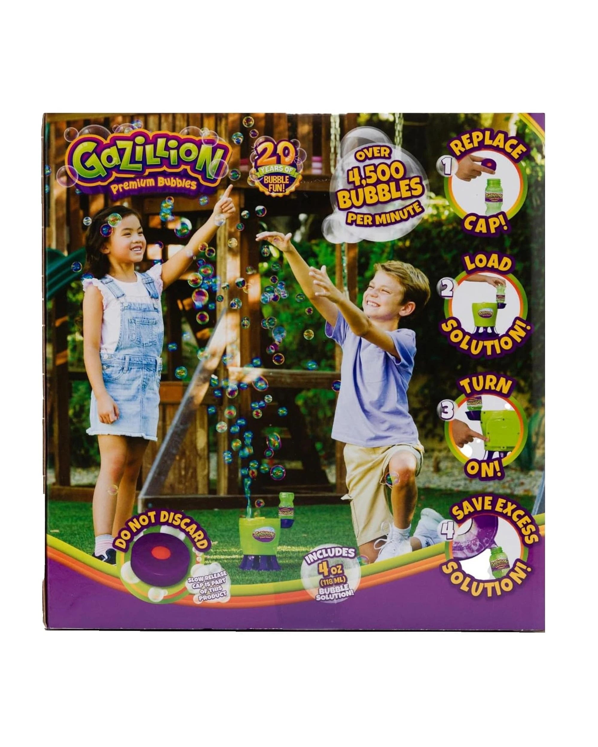3 Gazillion Bubble Tornado Bubble Machine, 3 of 6