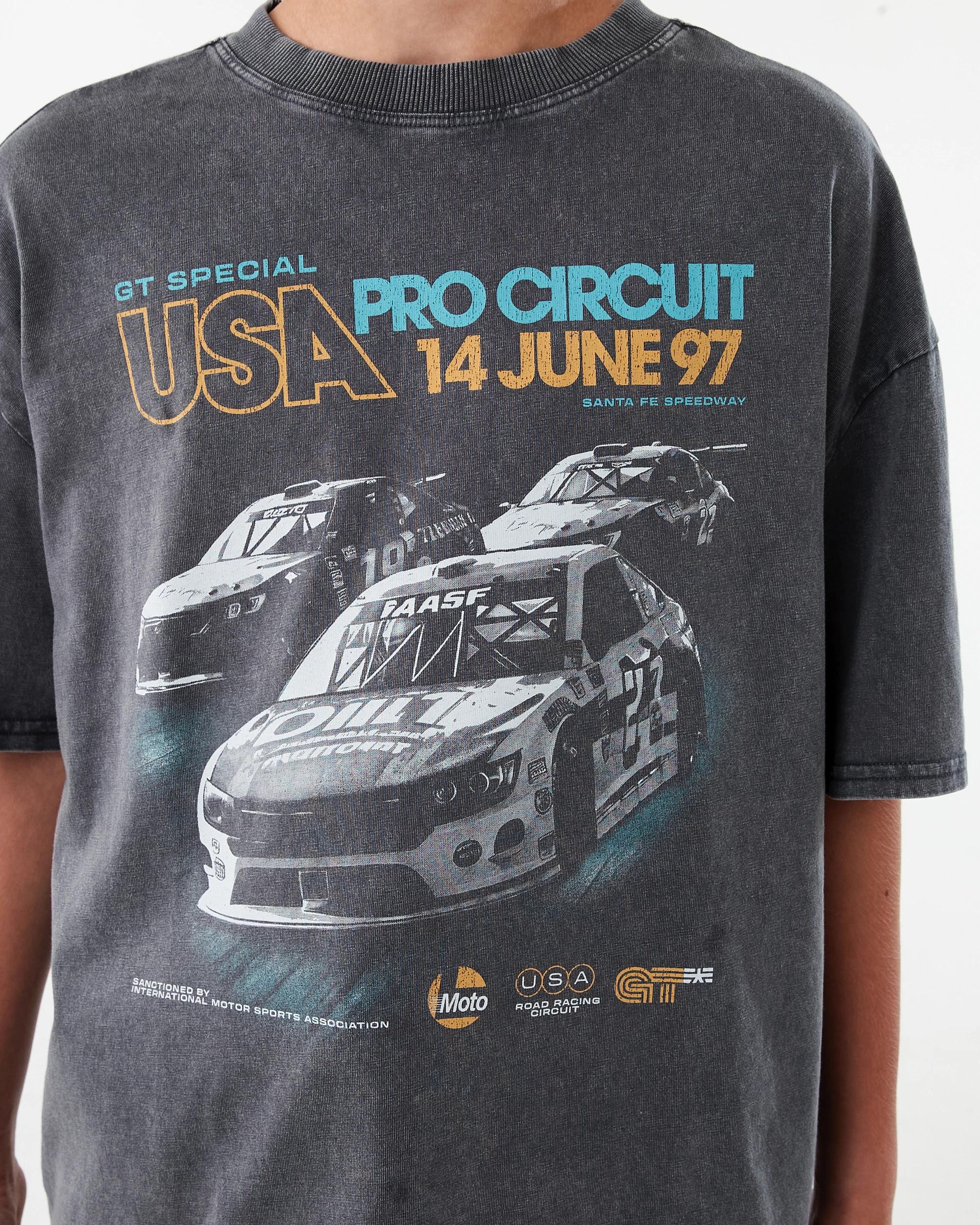 5 Short Sleeve Oversized Graphic T-shirt Gry Moto, 5 of 7