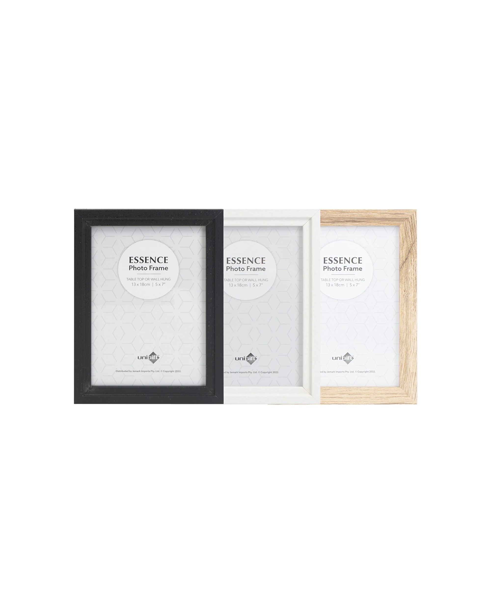 3 Unigift 6pk Essence MDF Glass Picture Frame Pack Home Decor 13x18cm - Multi, 3 of 3