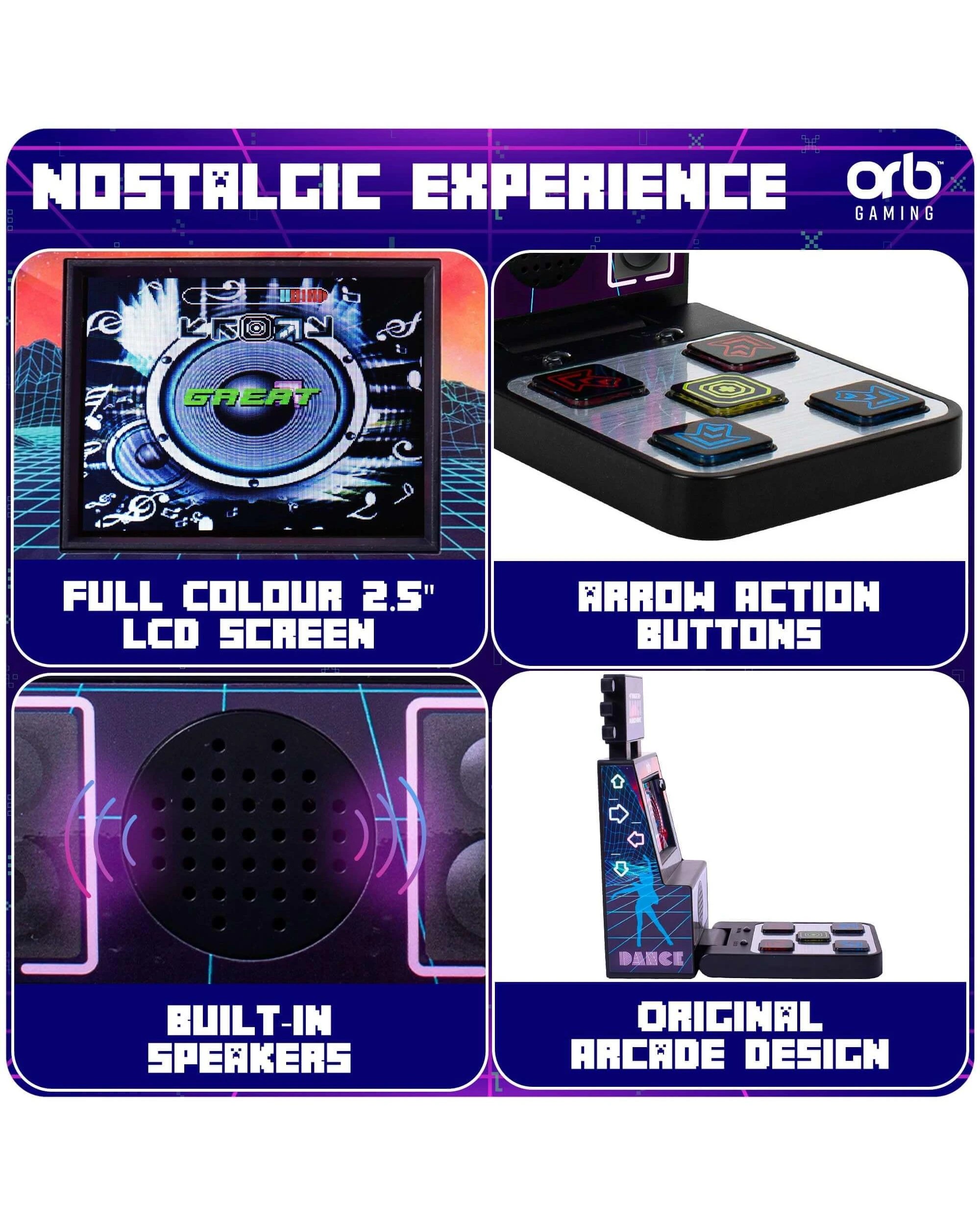 4 Thumbs Up! Orb Mini Finger Dance Arcade Machine, 4 of 7