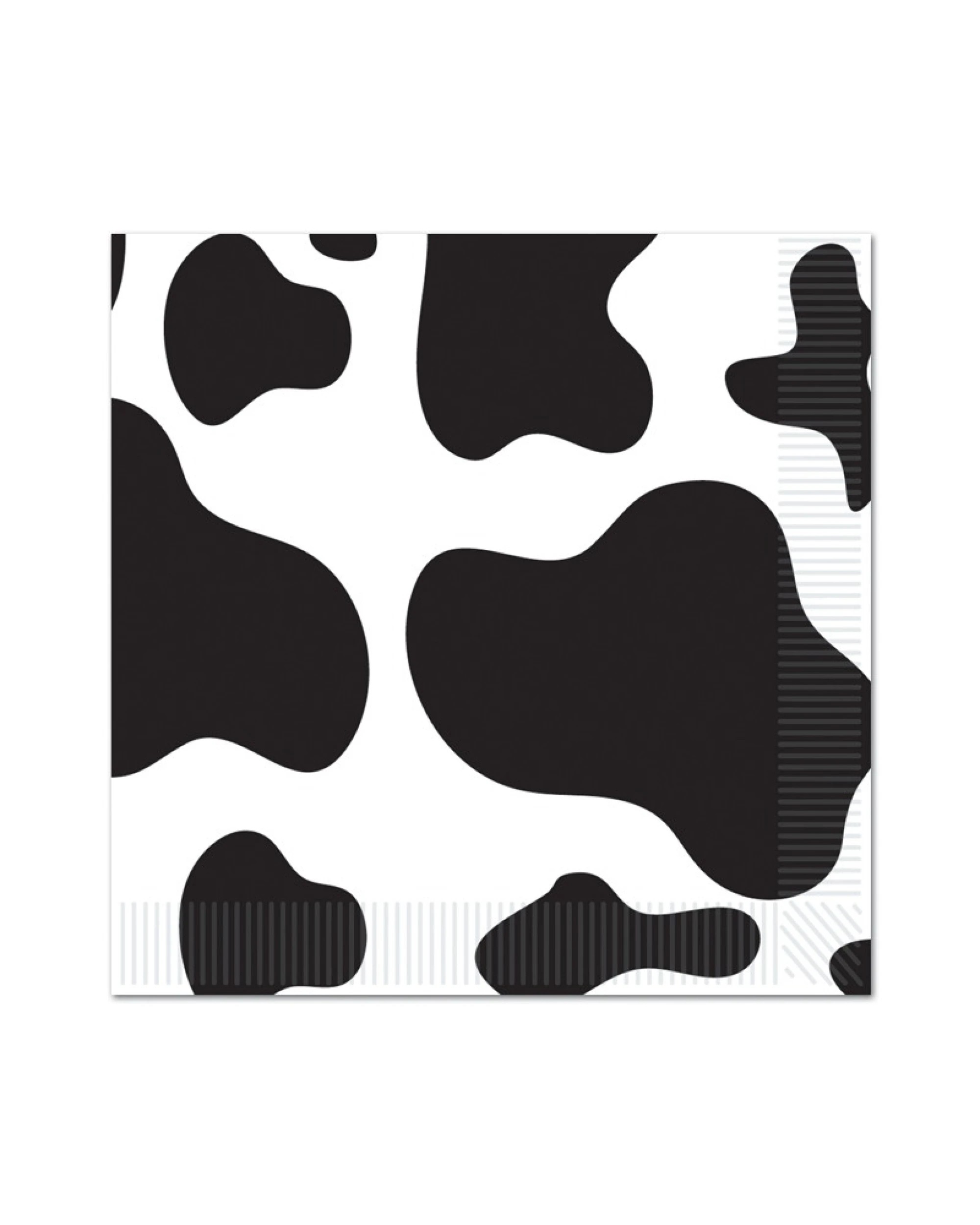 1 Beistle Cow Print Small Napkins Serviettes Pack of 16, 1 of 1