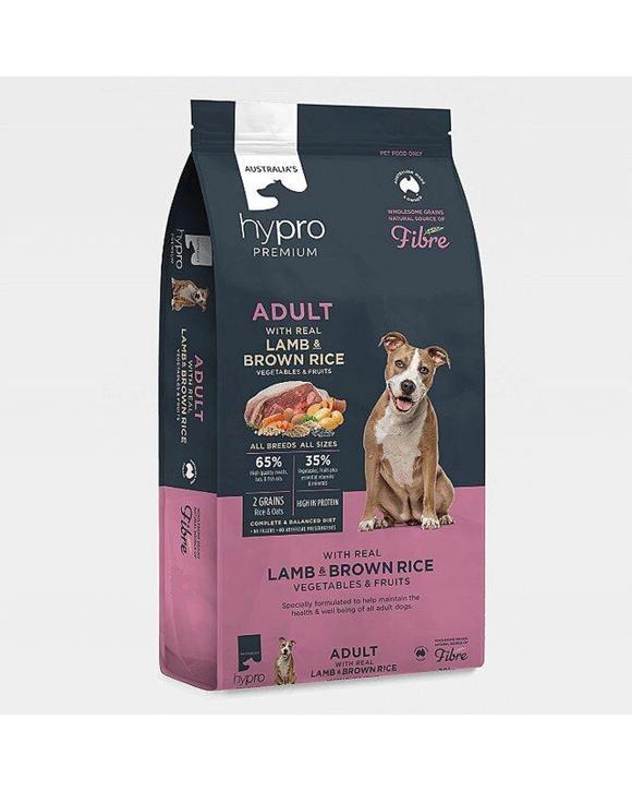 Hypro Premium Adult All Breeds Dry Dog Food Lamb & Brown Rice 2.5kg