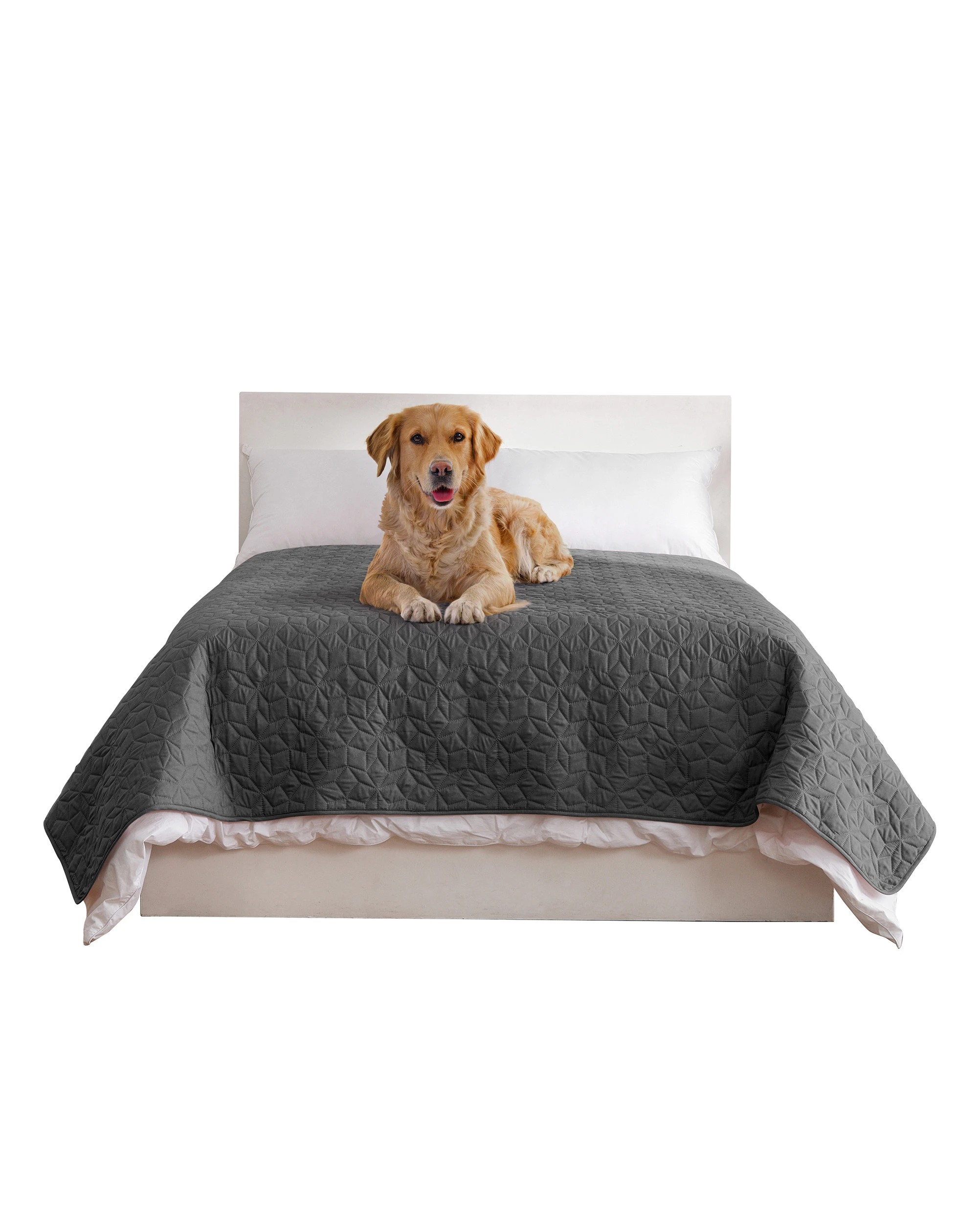3 Charlie's Sofur Waterproof Dog Bed Cover Protector Double/Queen 208x208cm - Double/Queen - Charcoal, 3 of 10