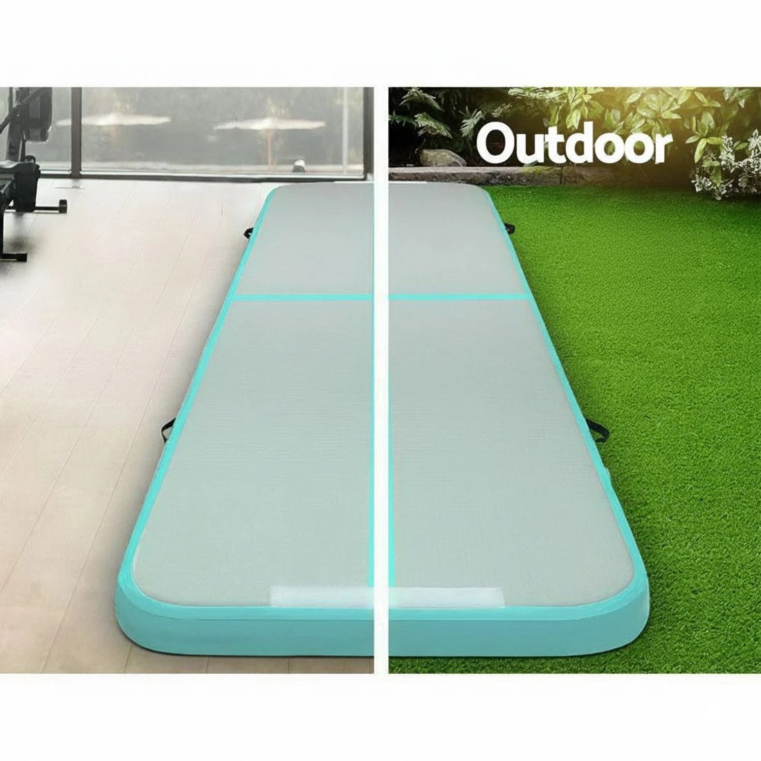 5 Everfit 3M Air Track Gymnastics Tumbling Exercise Yoga Mat W/ Pump Inflatable - Multi, 5 of 7