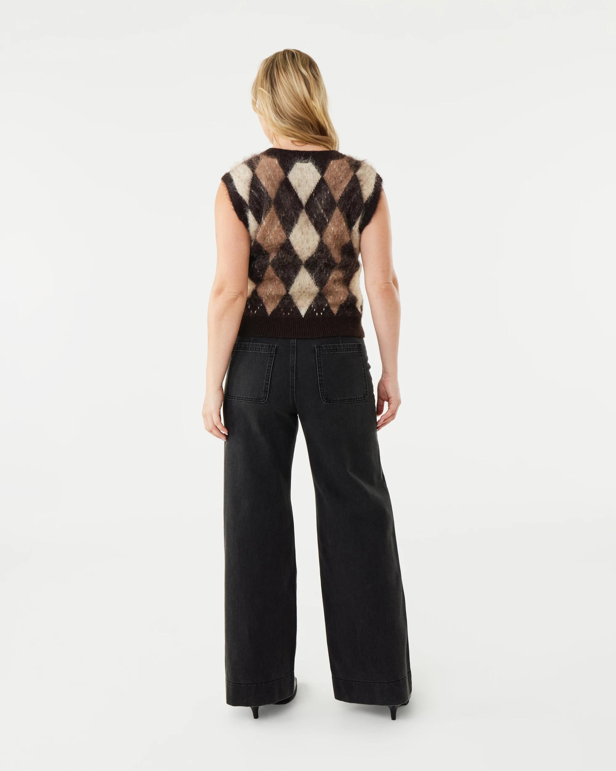 4 Wide Leg Pocket Jeans Blk Wash, 4 of 9