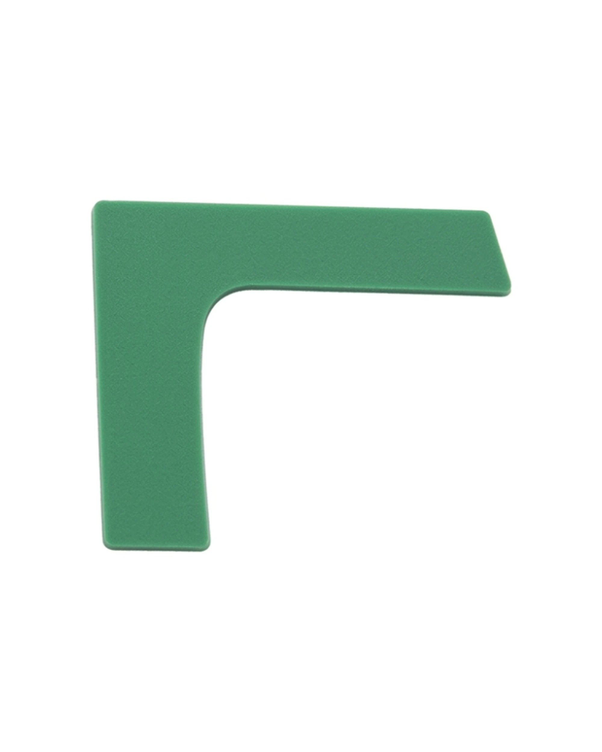 1 Victor Sports Floor Marker Corner Durable Non-Slip Rubber 25x25x7cm - Green, 1 of 1