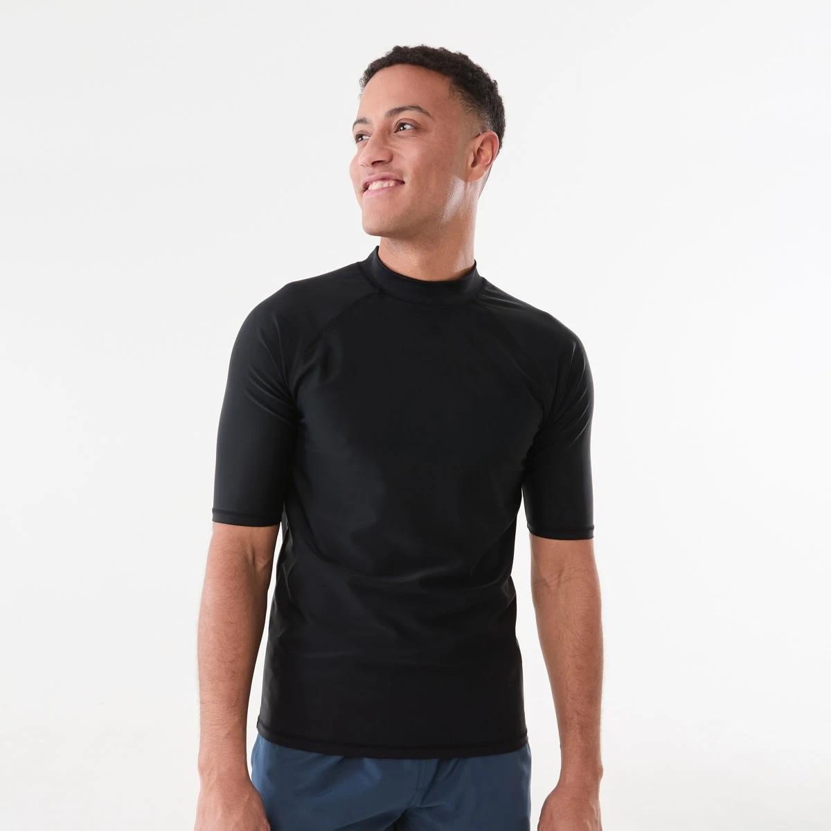 1 Short Sleeve Rash Vest BLACK, 1 of 5