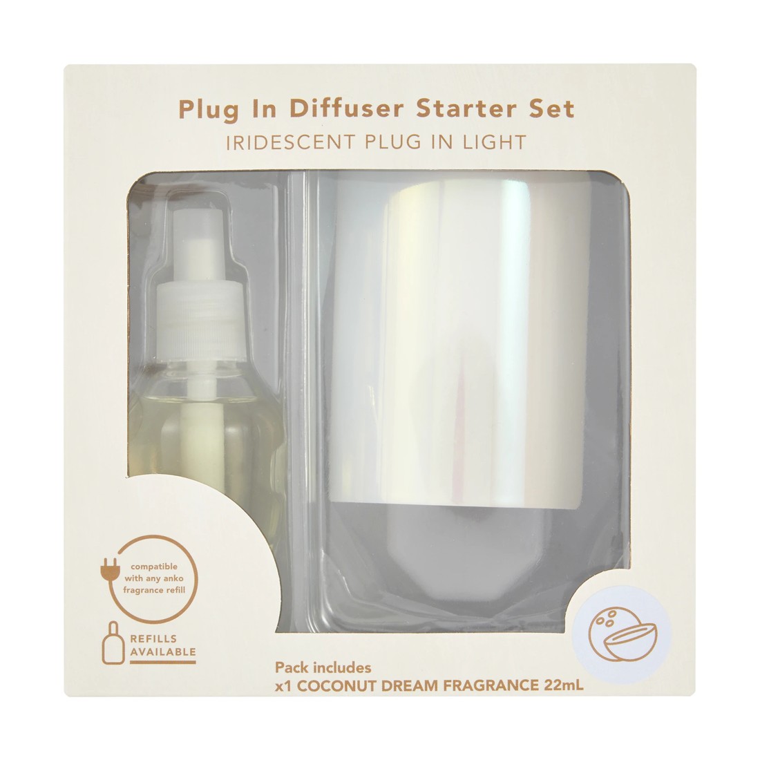 9 Iridescent Plug In Light and Diffuser Starter Set, 9 of 10