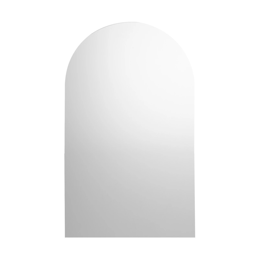 7 Oikiture Wall Mirrors 86x50cm Arched Makeup Mirror Bathroom Frameless
 - Clear, 7 of 9