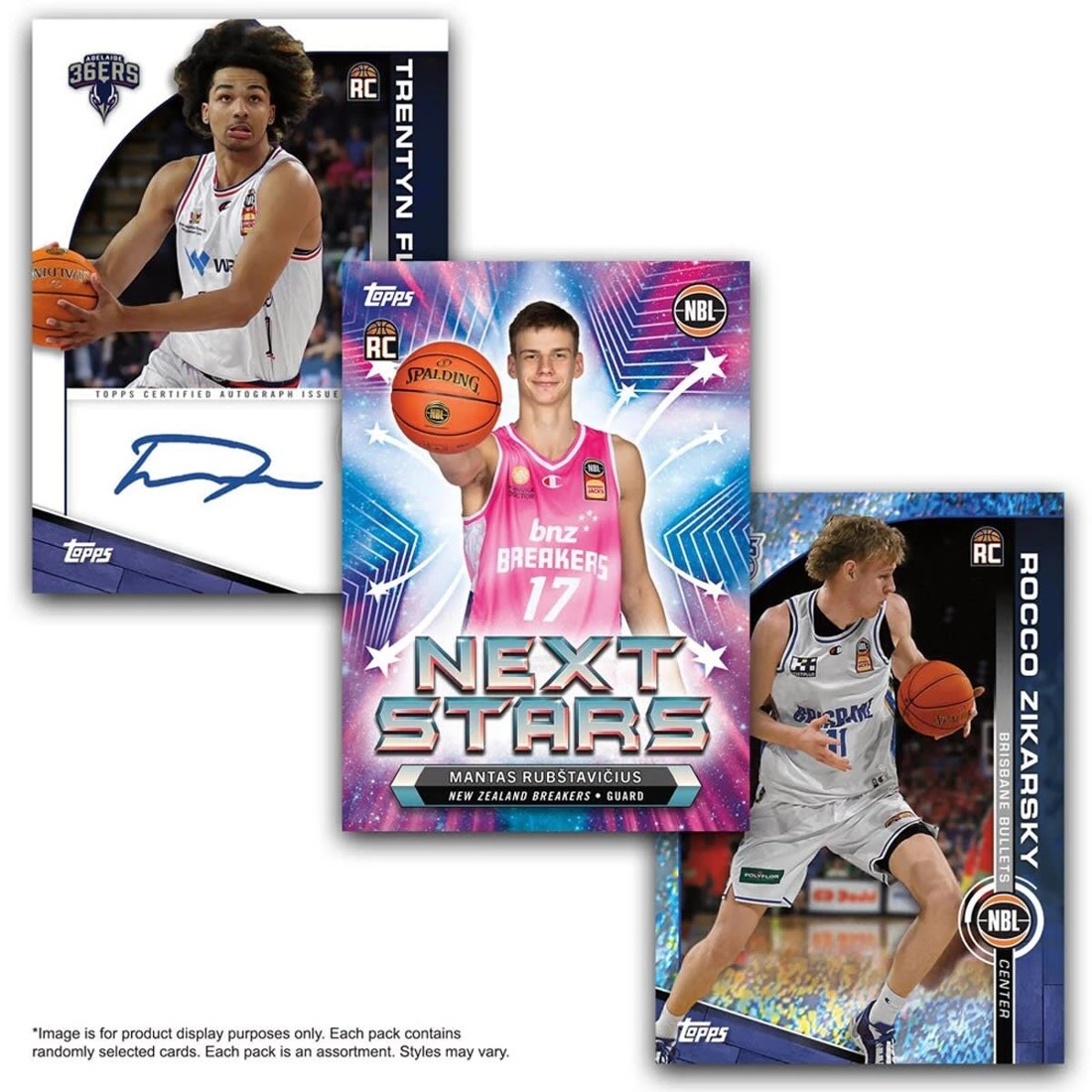 3 Topps 2023-2024 NBL Basketball Trading Cards, 3 of 3