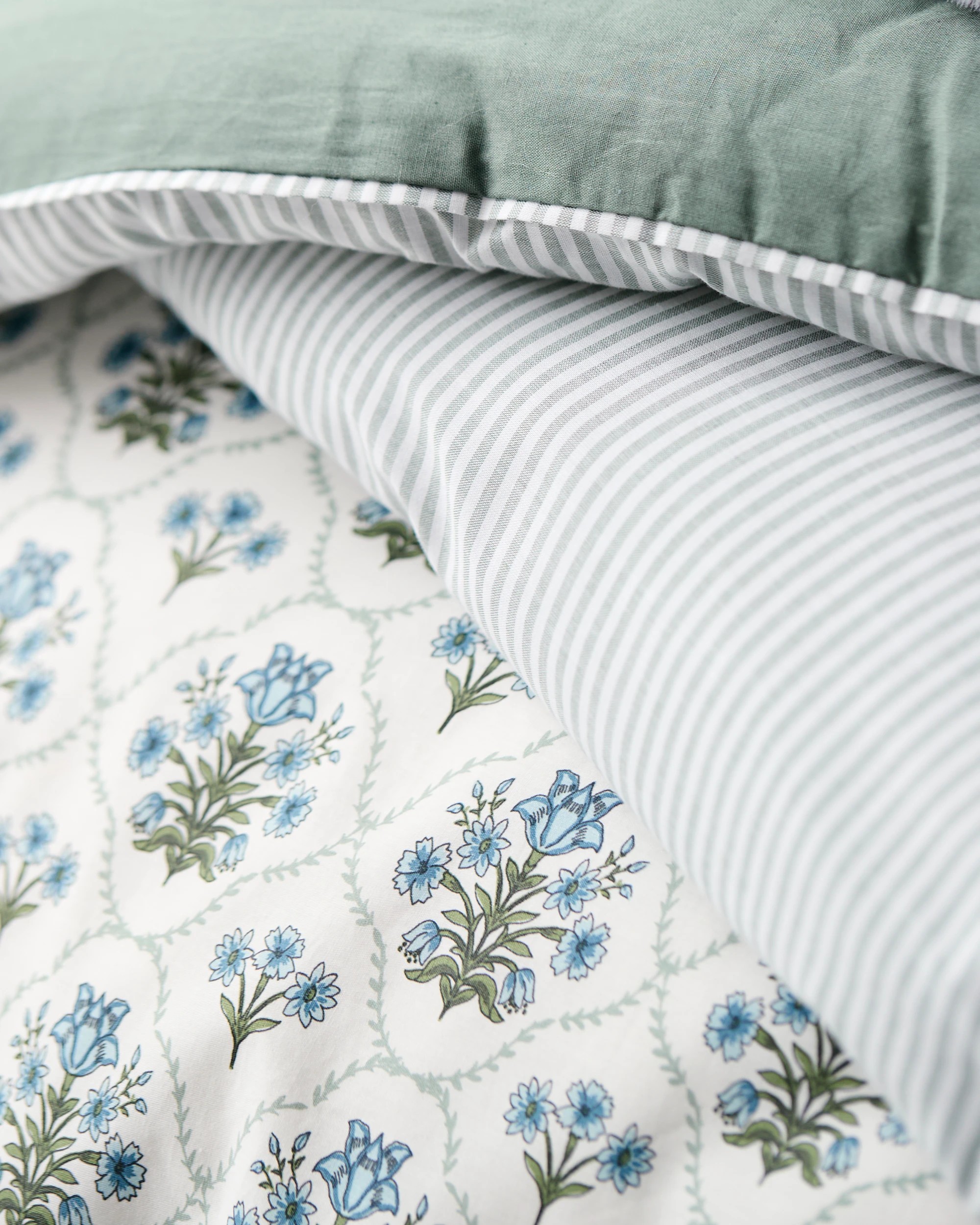 4 Target Adeline Australian Cotton Floral Quilt Cover Set - Double Bed - White, 4 of 10