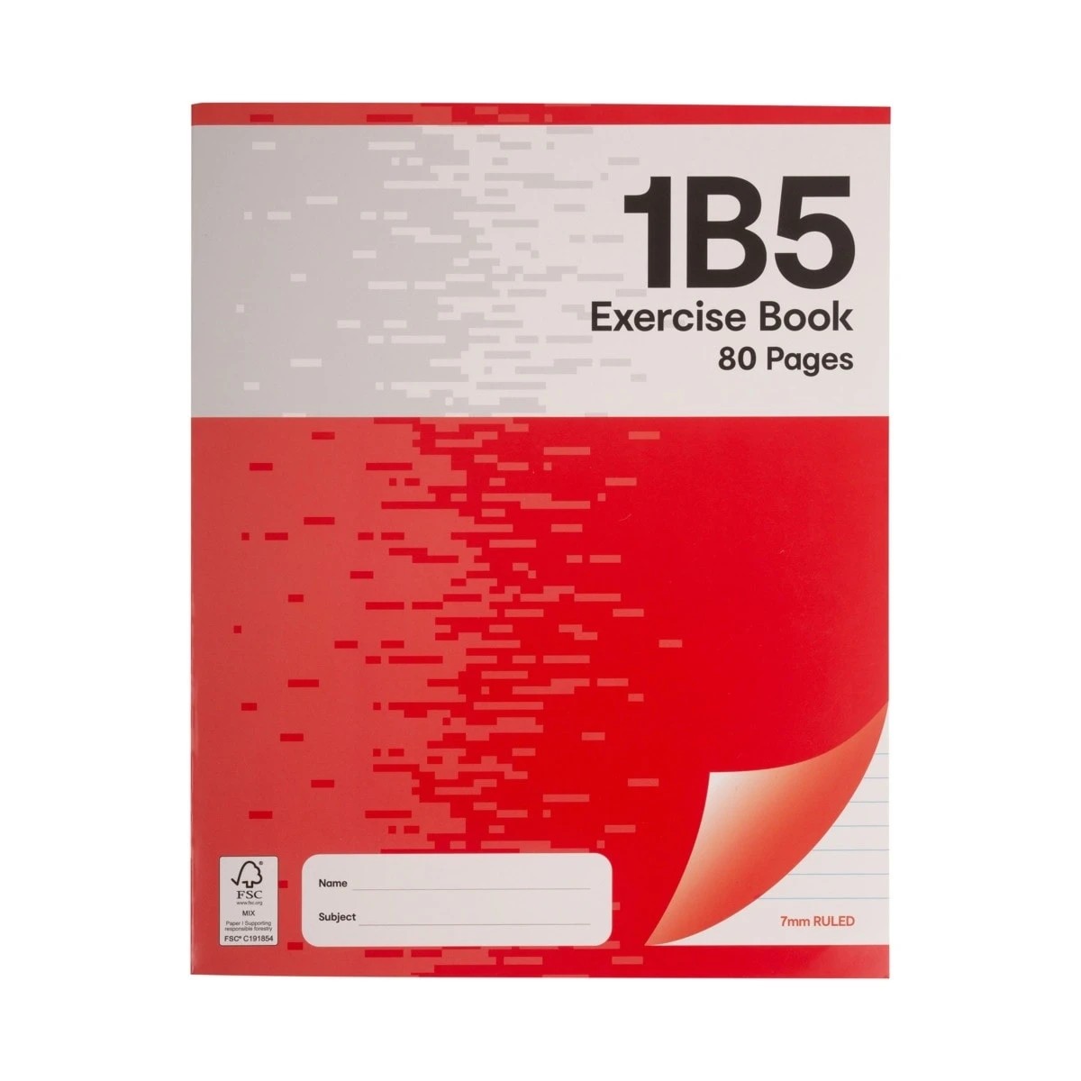 1 80 Page 1B5 Exercise Book, 1 of 3