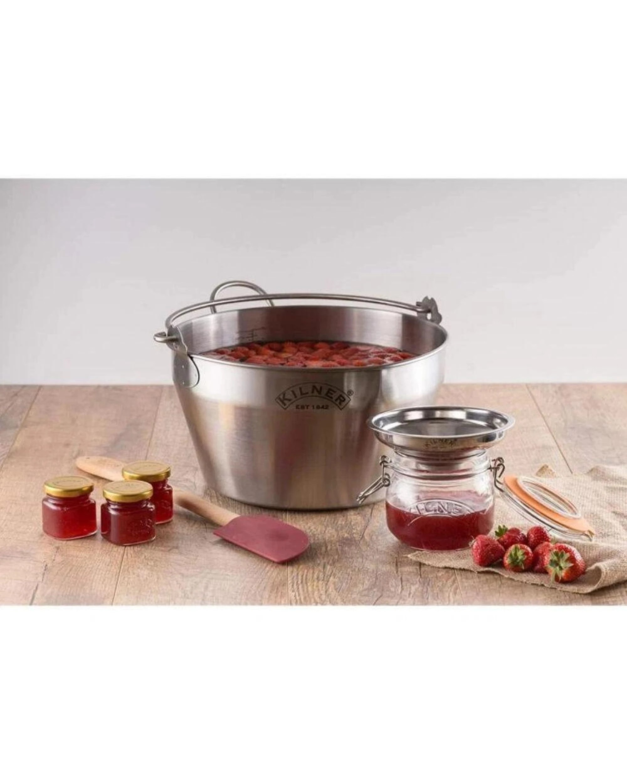 2 Kilner Stainless Steel Easy Fill Funnel 14.5cm, 2 of 4