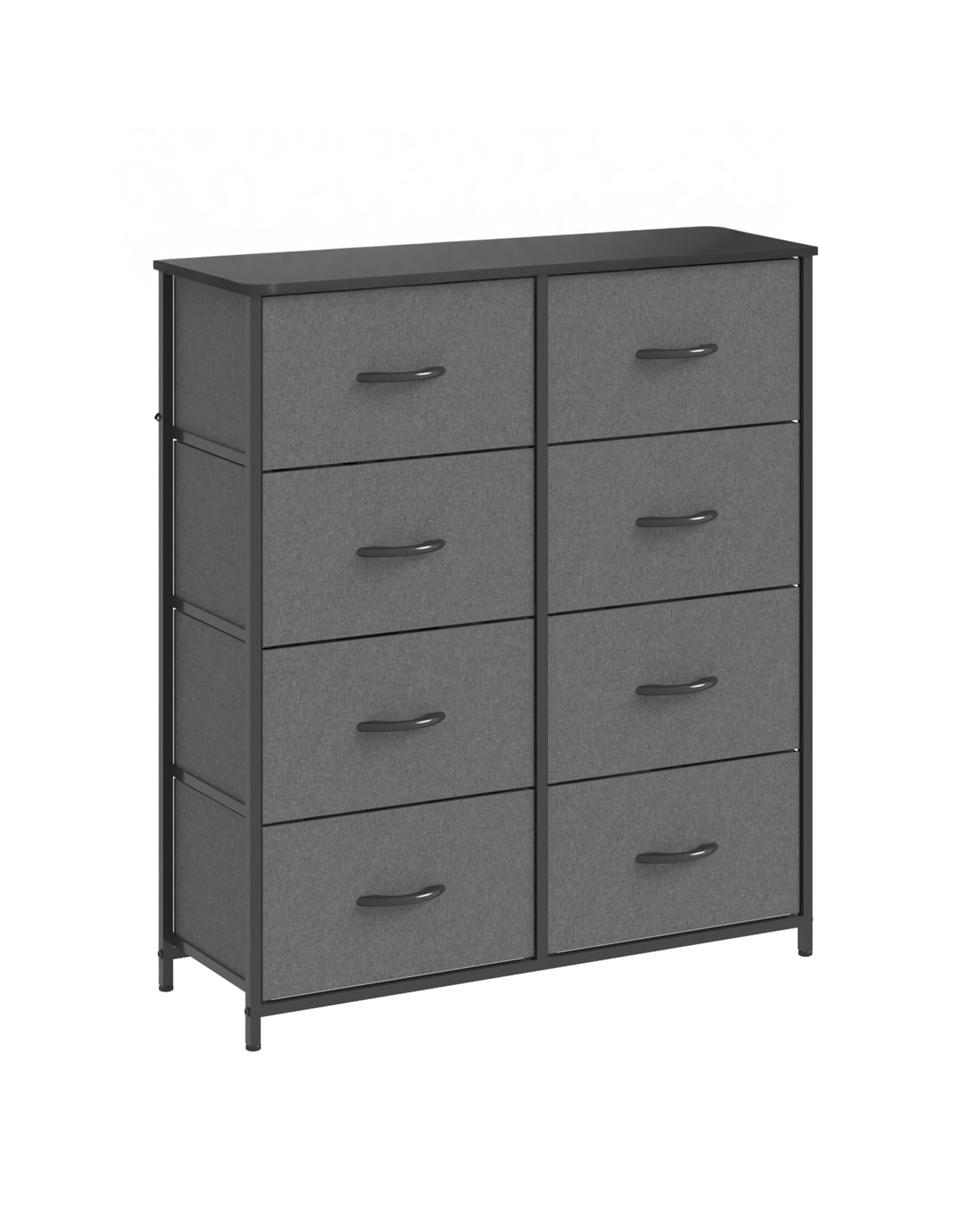 1 Advwin 8 Chest of Drawers Storage Cabinet Fabirc Drawers - Grey, 1 of 10
