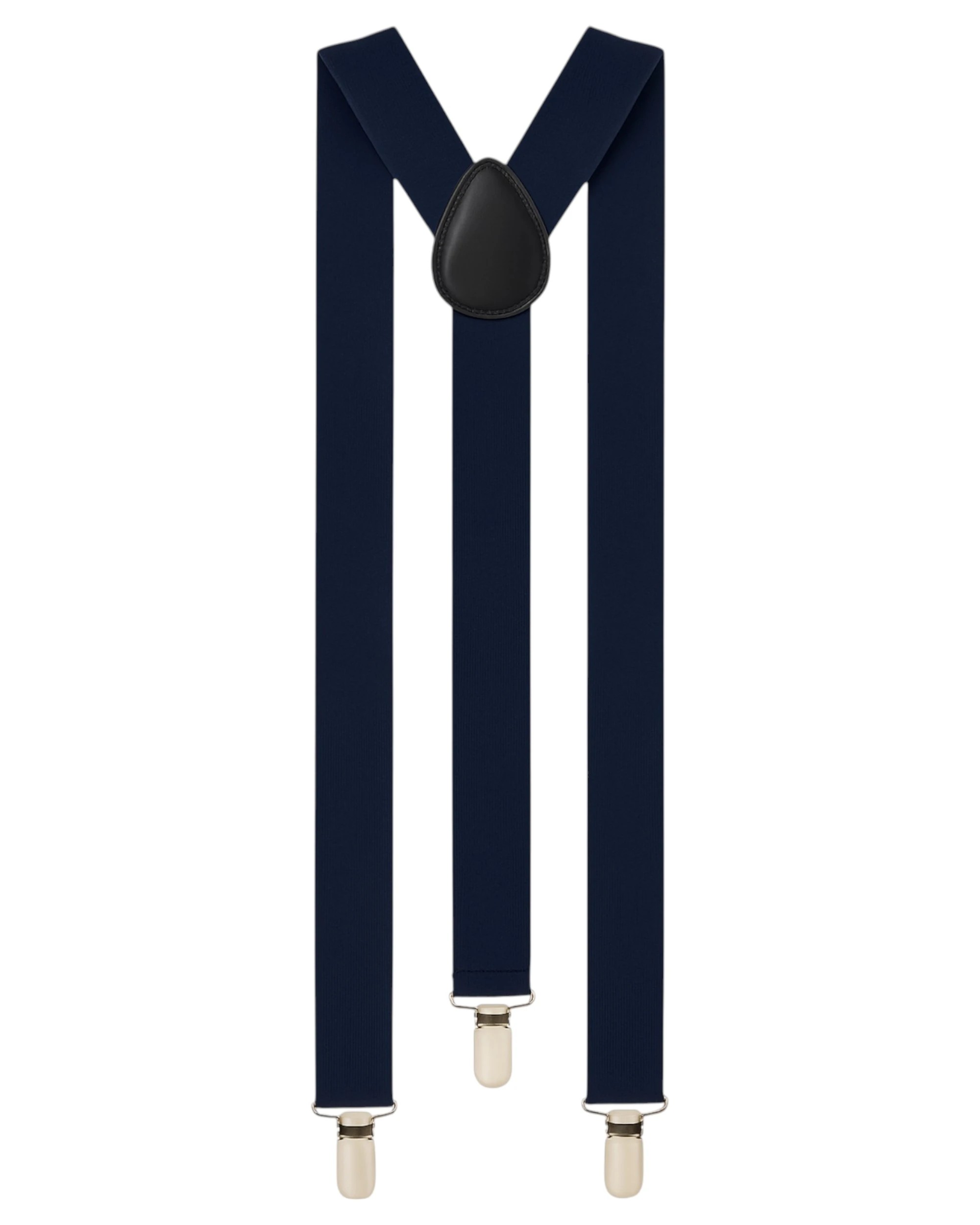 1 Zasel Boys Adjustable Navy 65cms Suspenders - Blue, 1 of 1