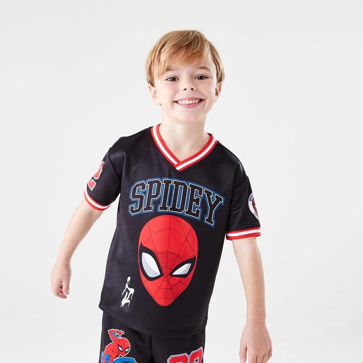 1 Spider-Man License Oversized Mesh T-shirt SPIDERMAN, 1 of 8