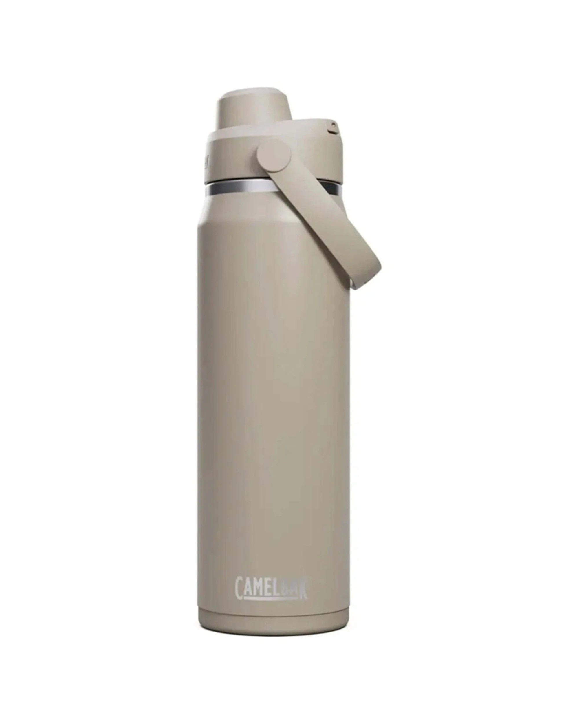 1 Camelbak Thrive Chug Vacuum Insulated Leakproof Soft Spout Handle Stainless 750ml Stone - Beige, 1 of 4